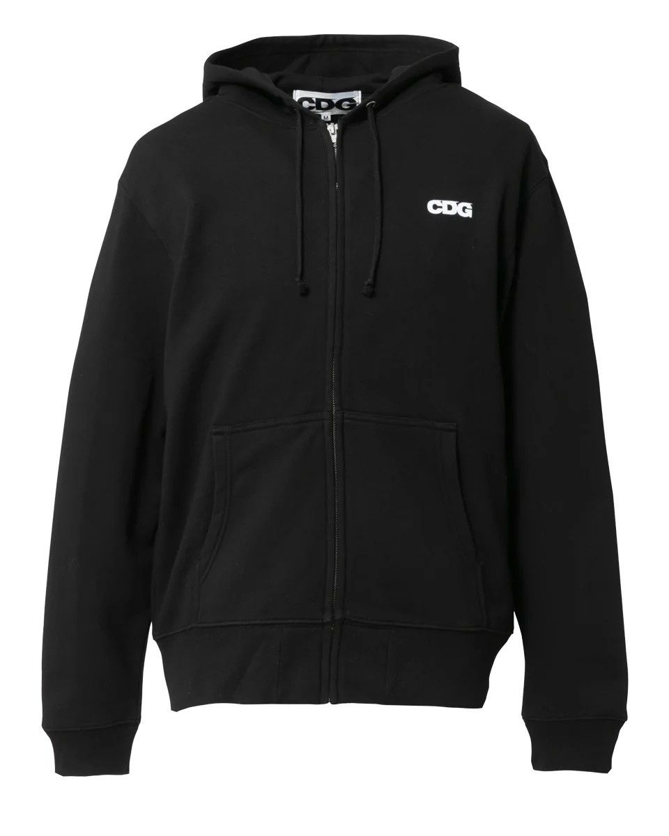 CDG CDG CDG Comme des Garcons CDG FULL ZIP HOODED SWEATSHIRT size L Grailed