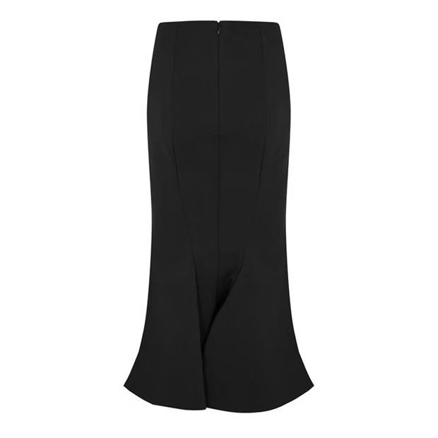 Balmain o1g2r1mq0924 Midi Skirt in Black Size 29" - 2 Thumbnail