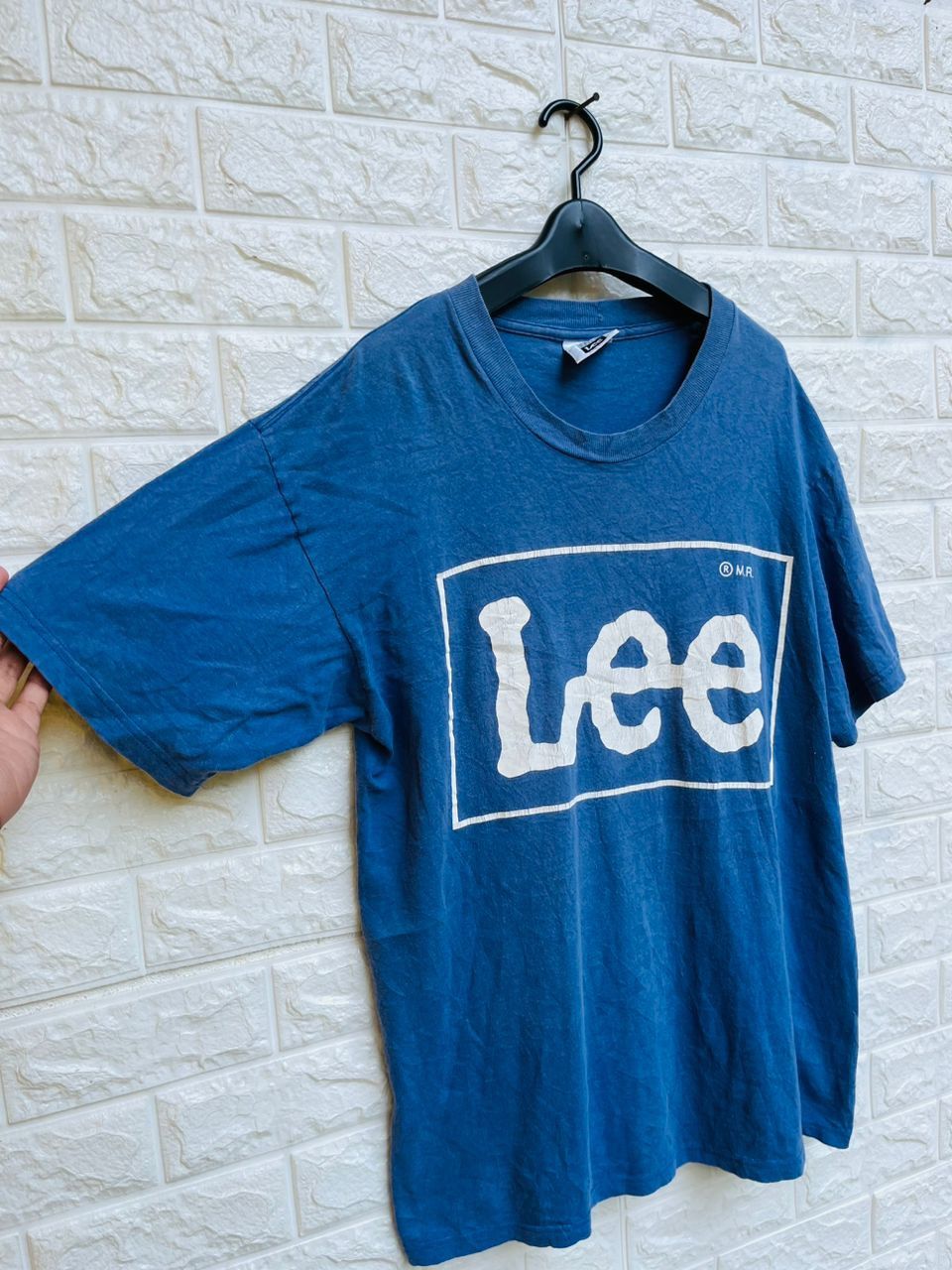 Vintage LEE Big Logo Designer Fashion Style