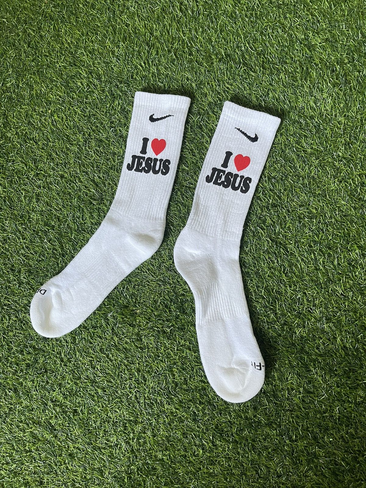 Other NIKE CUSTOM I LOVE JESUS SOCKS Size ONE SIZE - 2 Thumbnail