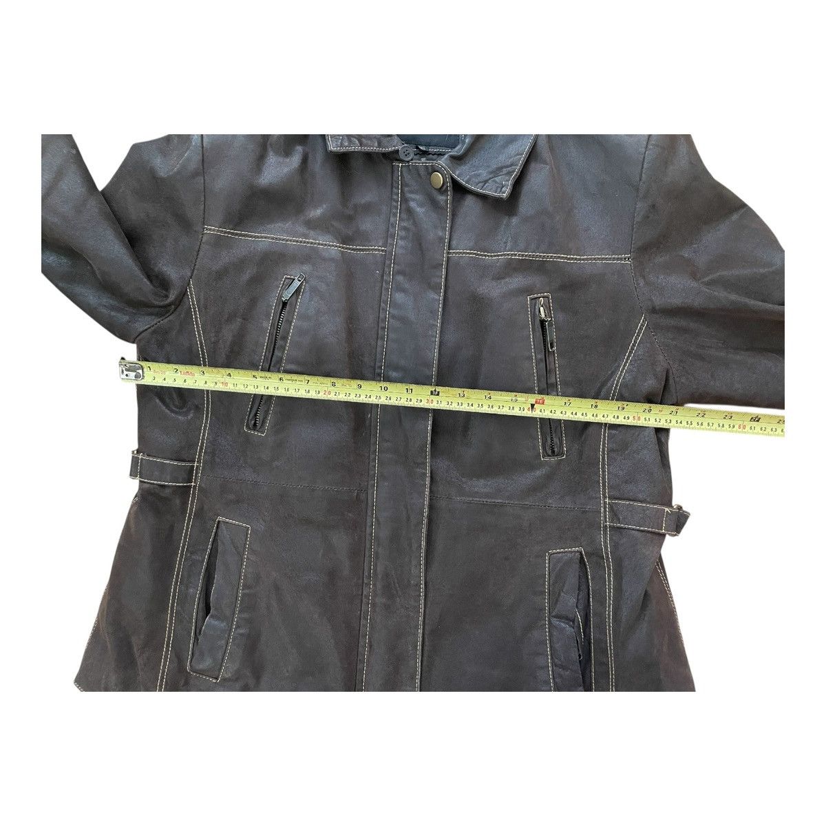 Other Cruze Women’s Brown 100% Leather Jacket Size 2XL Size XXL / US 16-18 / IT 52-54 - 10 Thumbnail