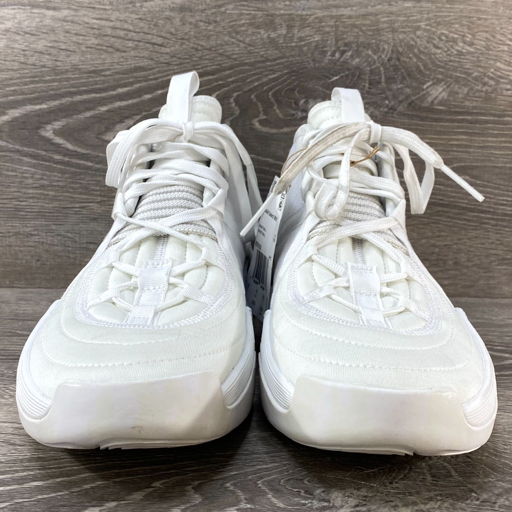 Adidas Adidas Women Exhibit Select Mid Basketball Sneakers White/Silver Metallic SZ 9.5 Size US 8 / IT 38 - 5 Thumbnail