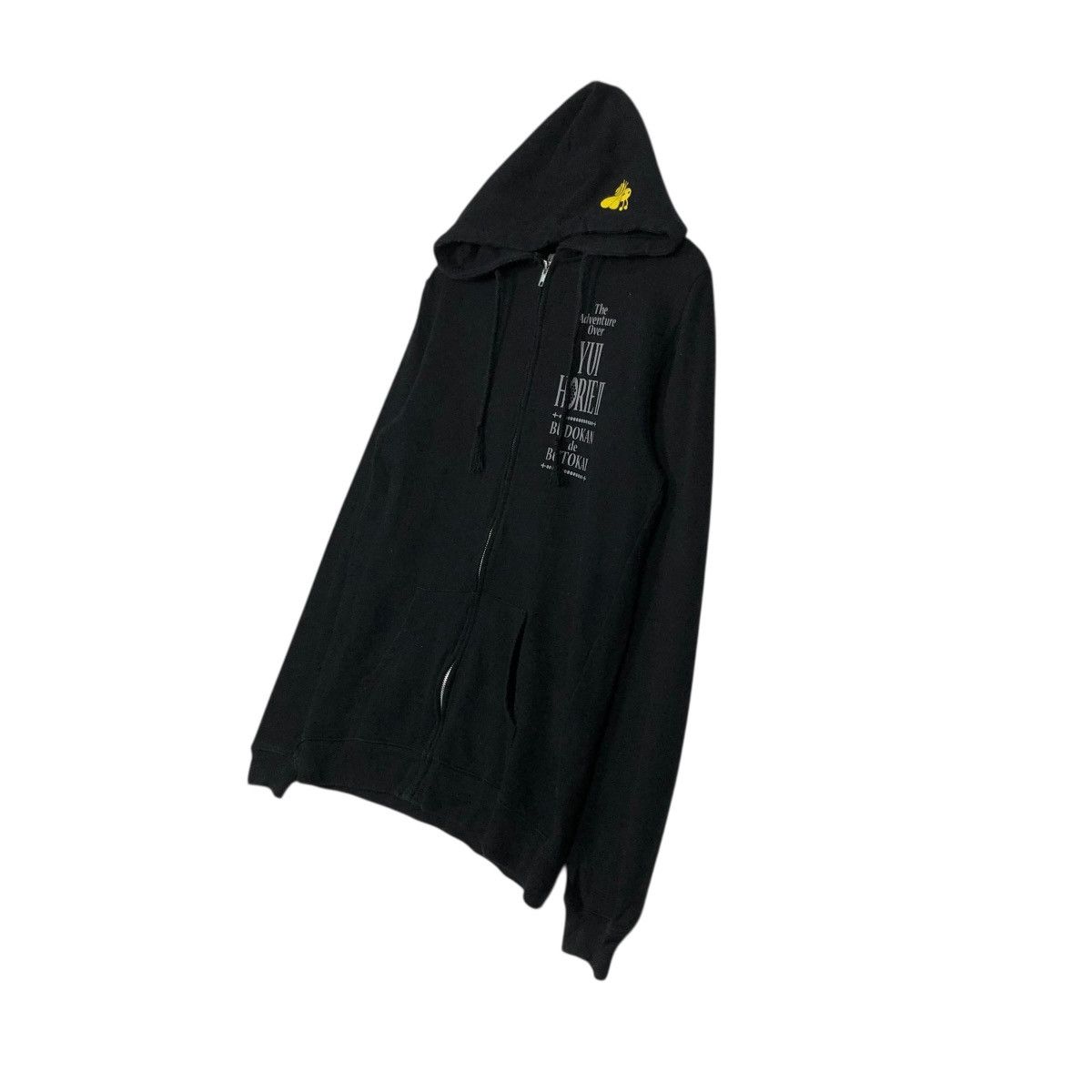 Cartoon Network 🔥RICH BLACK VINTAGE ZIPPER HOODIE YUI HORIE II BUDOKAN Size US S / EU 44-46 / 1 - 4 Thumbnail