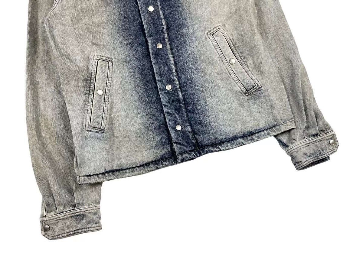 Rick Owens Drkshdw Rick Owens Drkshdw Mineral Pearl Degrade Denim Jacket Size US S / EU 44-46 / 1 - 4 Thumbnail