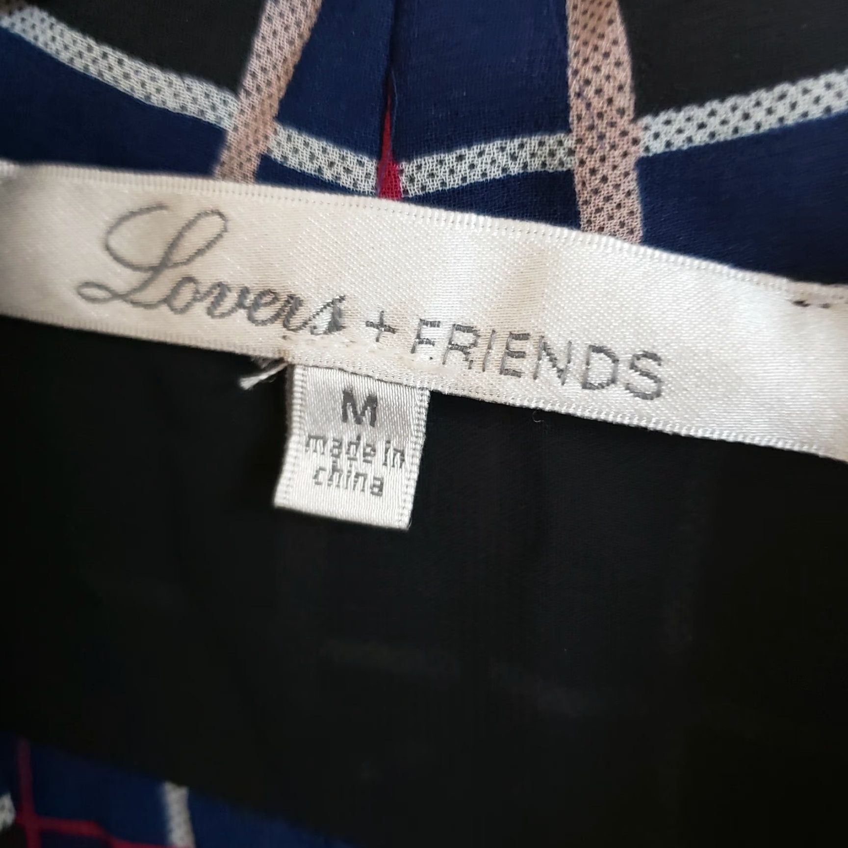 Vintage Lovers + Friends Blouse Womens Get Down M Black Sheer V-Neck Long Sleeve Size M / US 6-8 / IT 42-44 - 7 Thumbnail