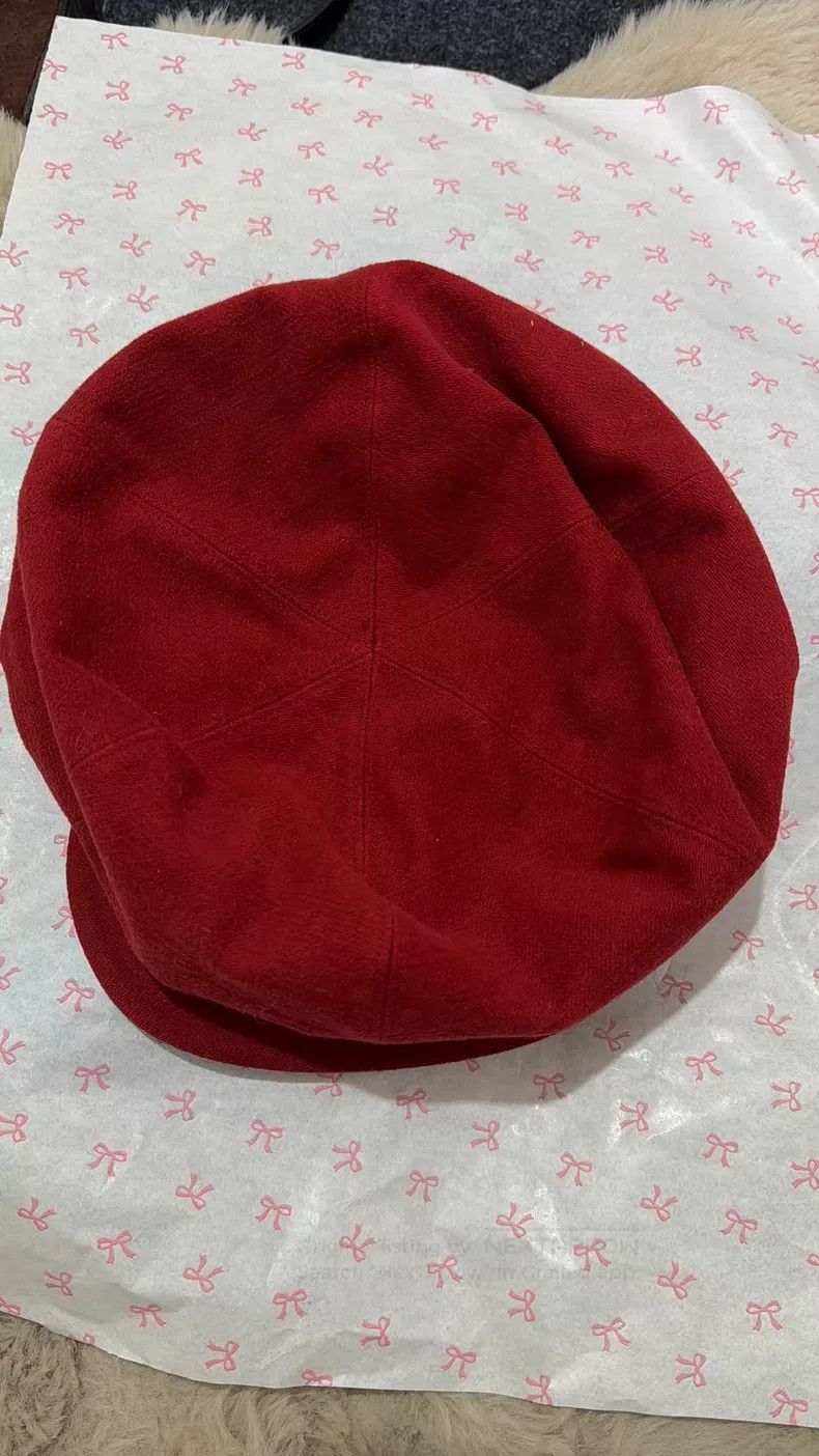 Vivienne Westwood Vivienne Westwood Red Newsboy Cap Size ONE SIZE - 6 Thumbnail