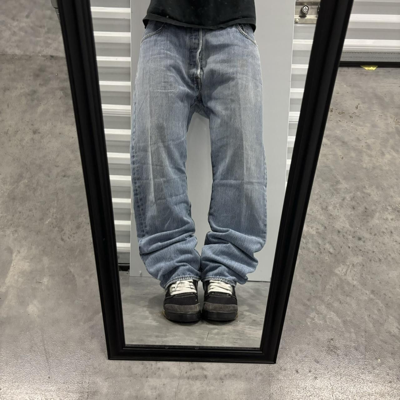 Levi's × Vintage Crazy Vintage Y2K/2000s Light Wash Levi’s 501 Essential Denim Jeans! Size US 36 / EU 52 - 1 Thumbnail