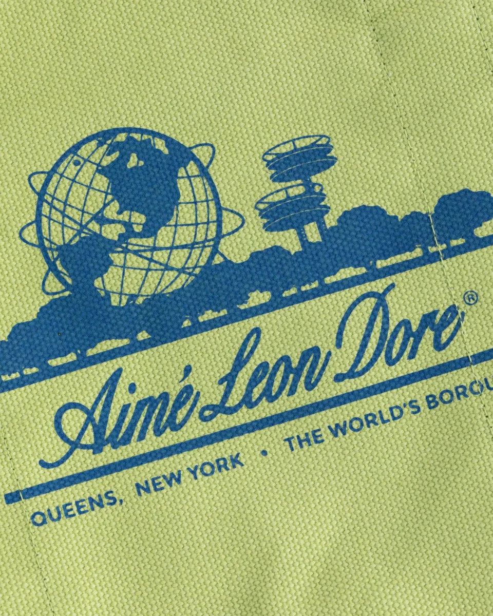 Aime Leon Dore o1mle0725 Small Unisphere Tote Bag Natural Deep Depths Size ONE SIZE - 2 Thumbnail