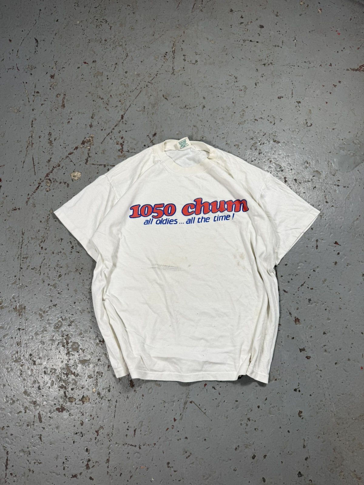 Vintage Vintage 1050 Chum Radio Tee Size US XL / EU 56 / 4 - 1 Thumbnail