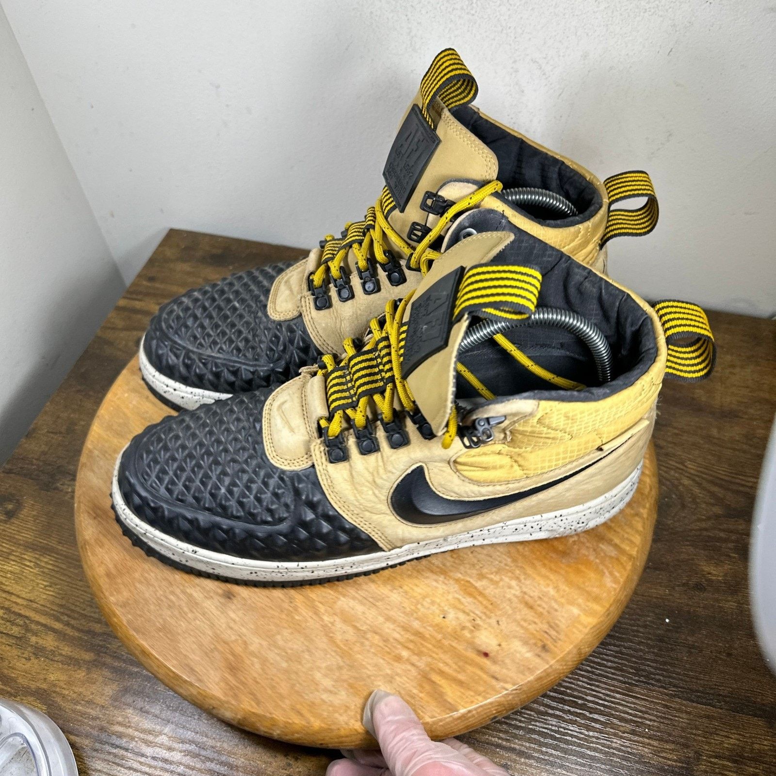 Nike Nike Lunar Force 1 Duckboot Wheat Black 816682-701 Mens 10.5 Size US 10.5 / EU 43-44 - 7 Thumbnail