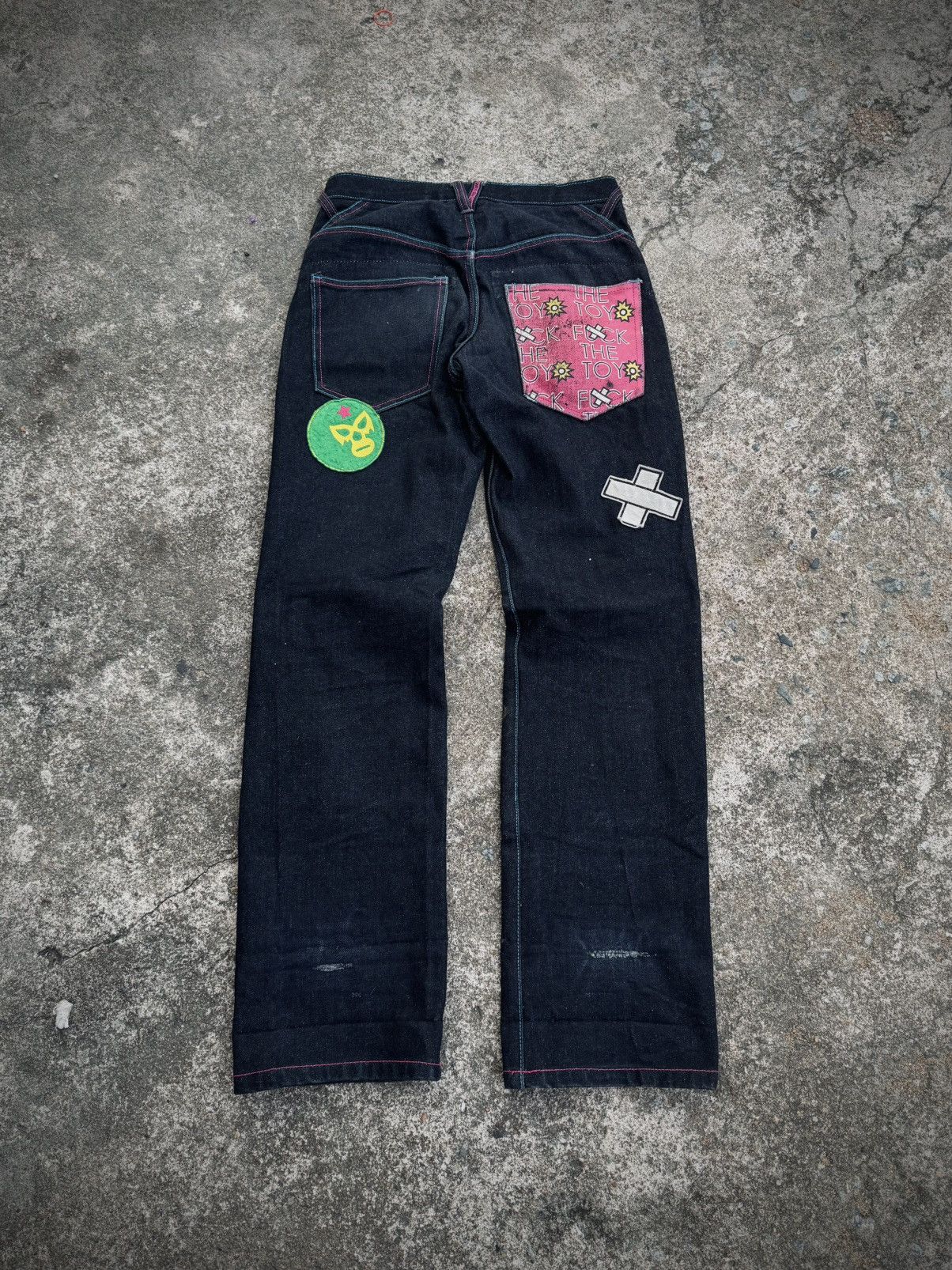 Hysteric Glamour So Crazy!!! Fuck The Toy Denim Hysteric Styled BBC Ice Cream Size US 30 / EU 46 - 3 Thumbnail
