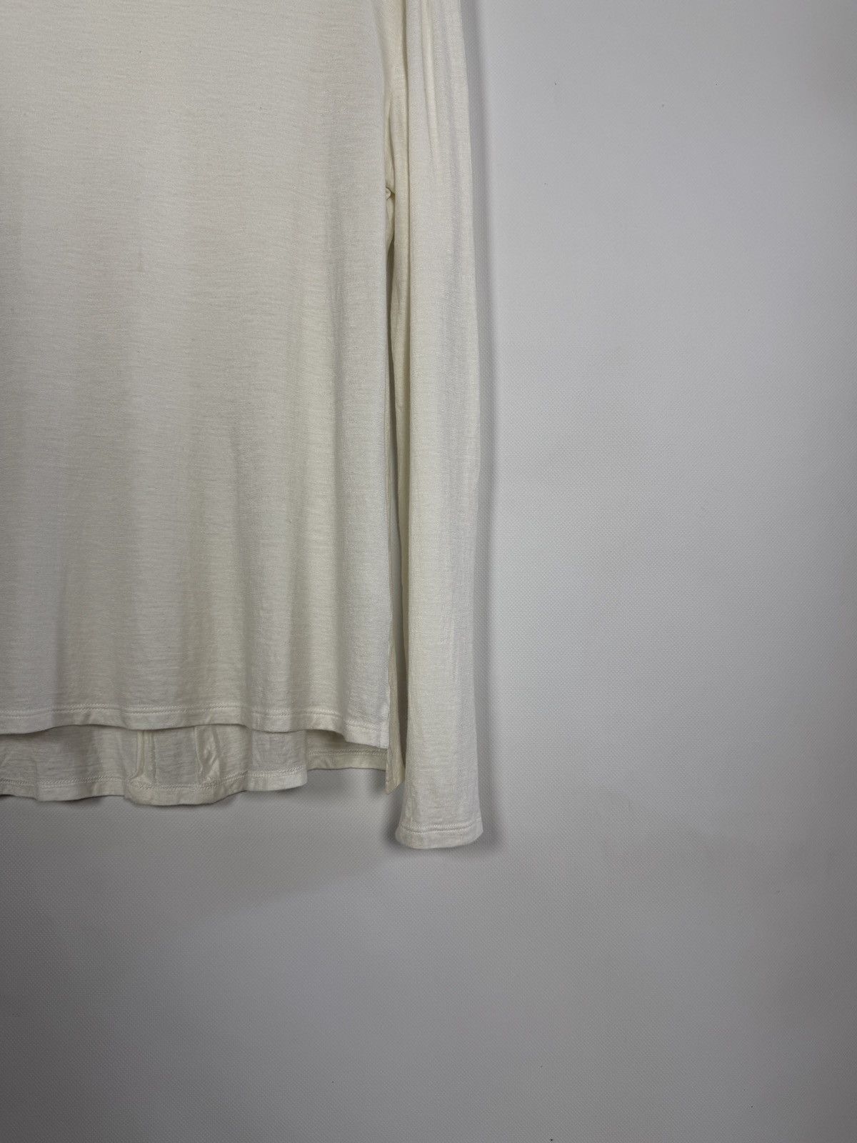 lot78 Lot78 Micromodal Cashmere Blend Long Sleeve Top Pullover XL Size XL / US 12-14 / IT 48-50 - 5 Thumbnail