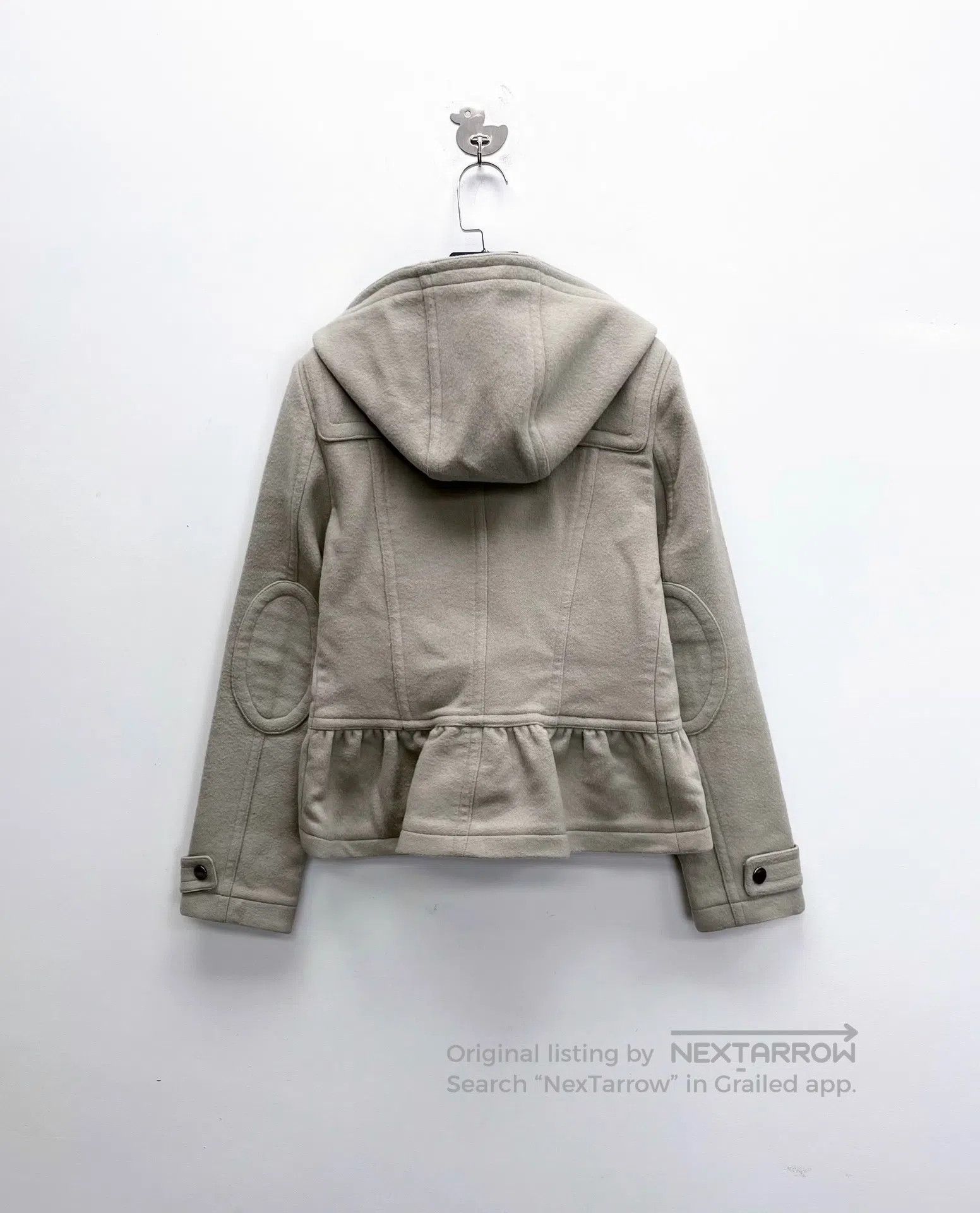Burberry Burberry Beige Horn Button Zipper Pocket Plaid Lined Hoode Size XS / US 0-2 / IT 36-38 - 2 Thumbnail