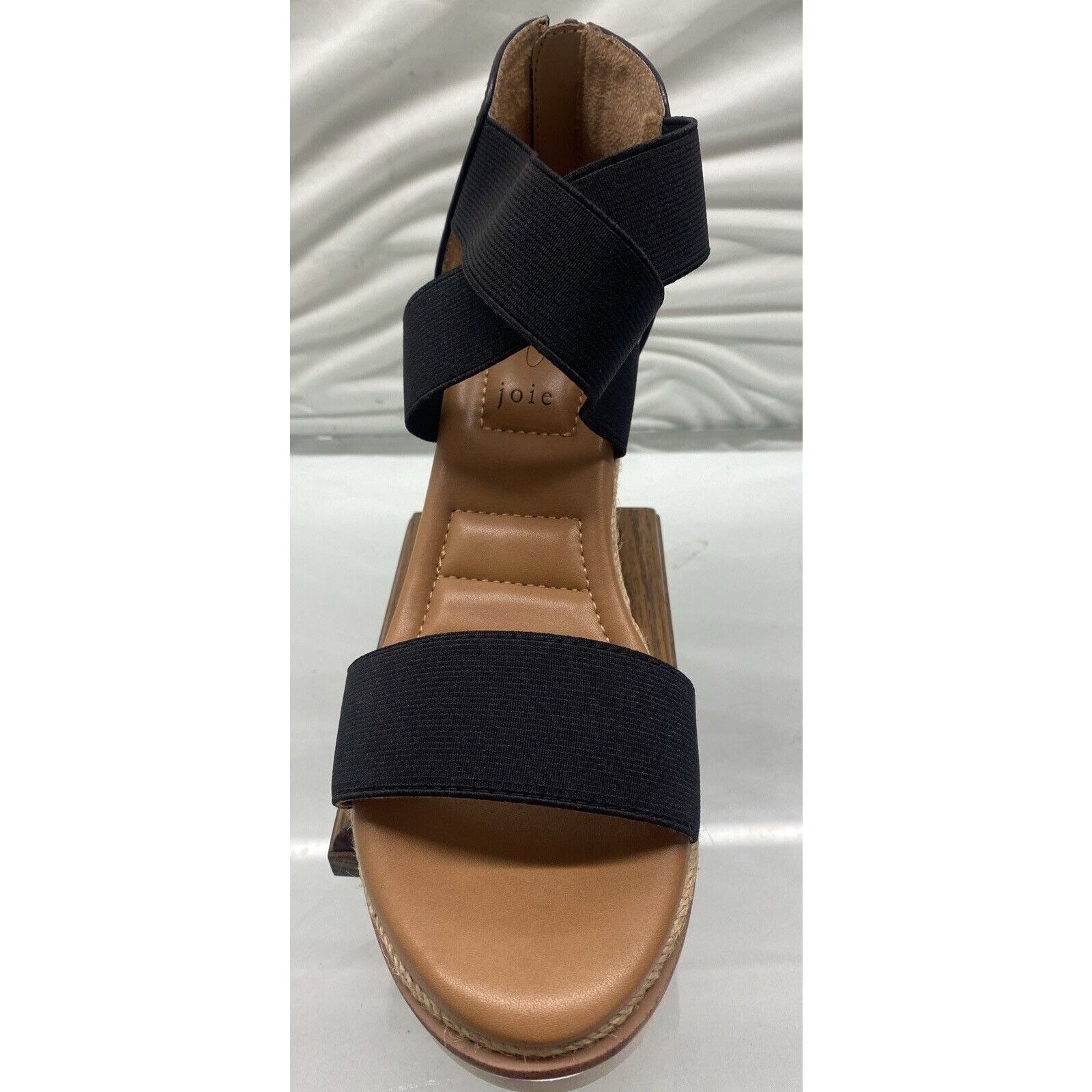 Joie Joie Women Ginger Slingbacks Espadrille Wedges Black Size 8M Size US 8 / IT 38 - 2 Thumbnail