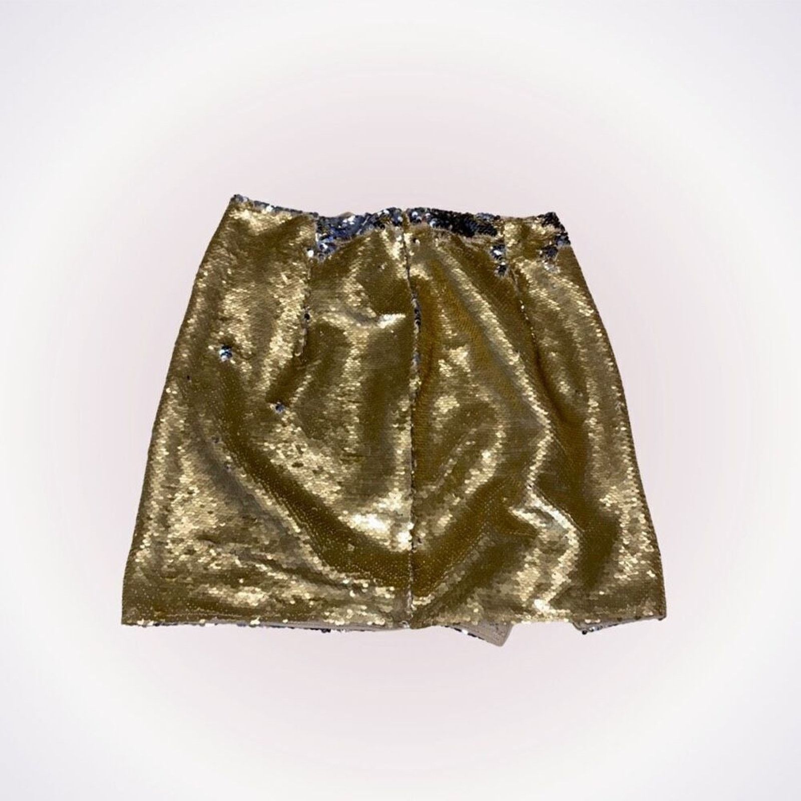 Other Tobi Gold and Silver Sequin Mini Skirt | Sz S, NWT Size 27" / US 4 / IT 40 - 1 Thumbnail