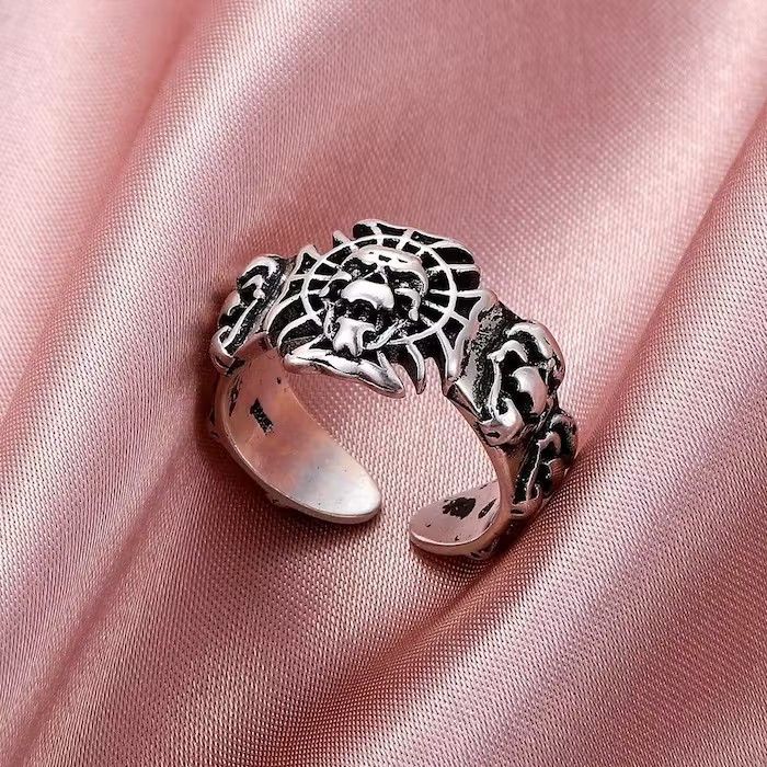 Jewelry × Vintage Lion Head Adjustable Ring Size ONE SIZE - 1 Thumbnail
