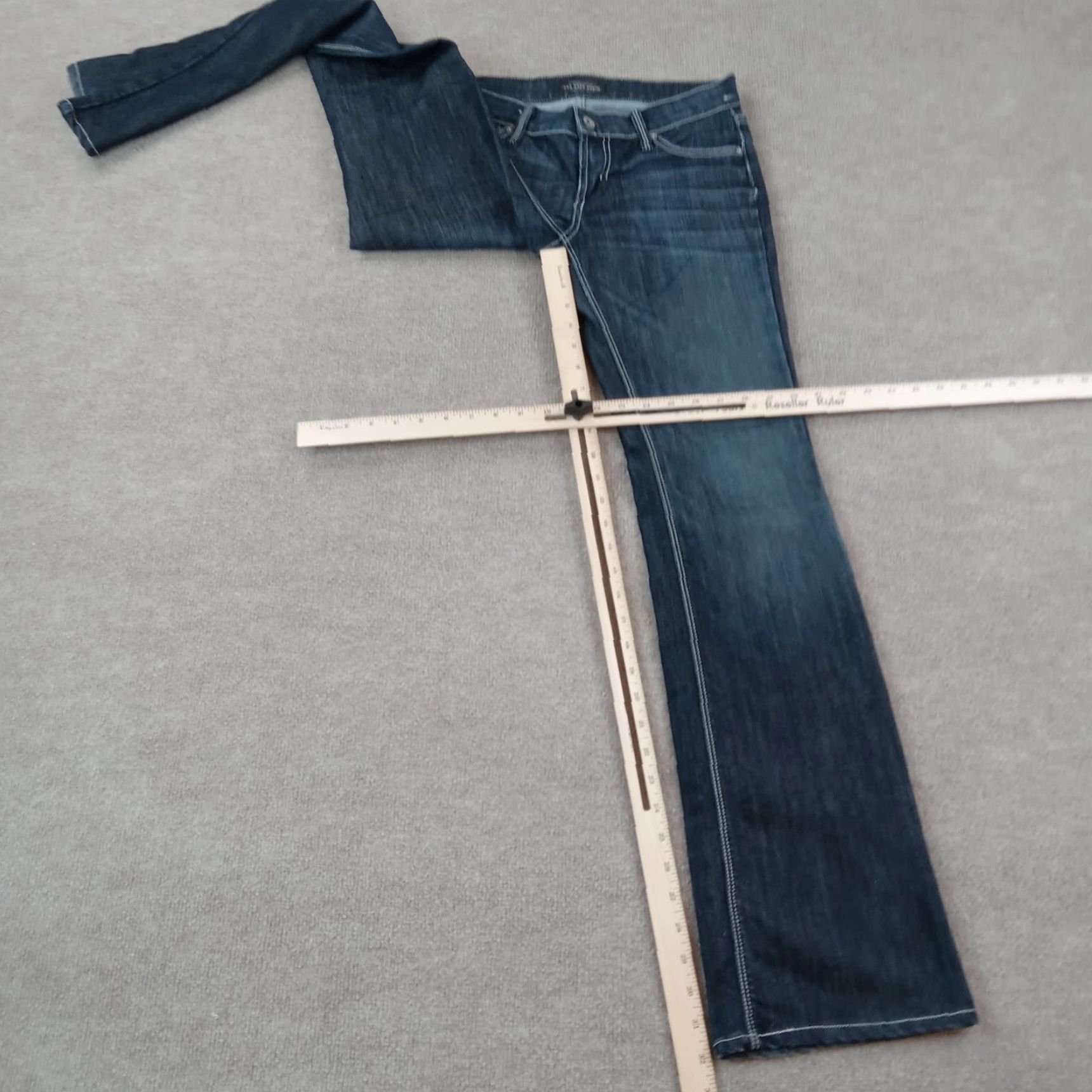 Vintage James Jeans Women's Blue Bootcut Mid Rise Stretch Jeans Size 26 Size 26" / US 2 / IT 38 - 2 Thumbnail
