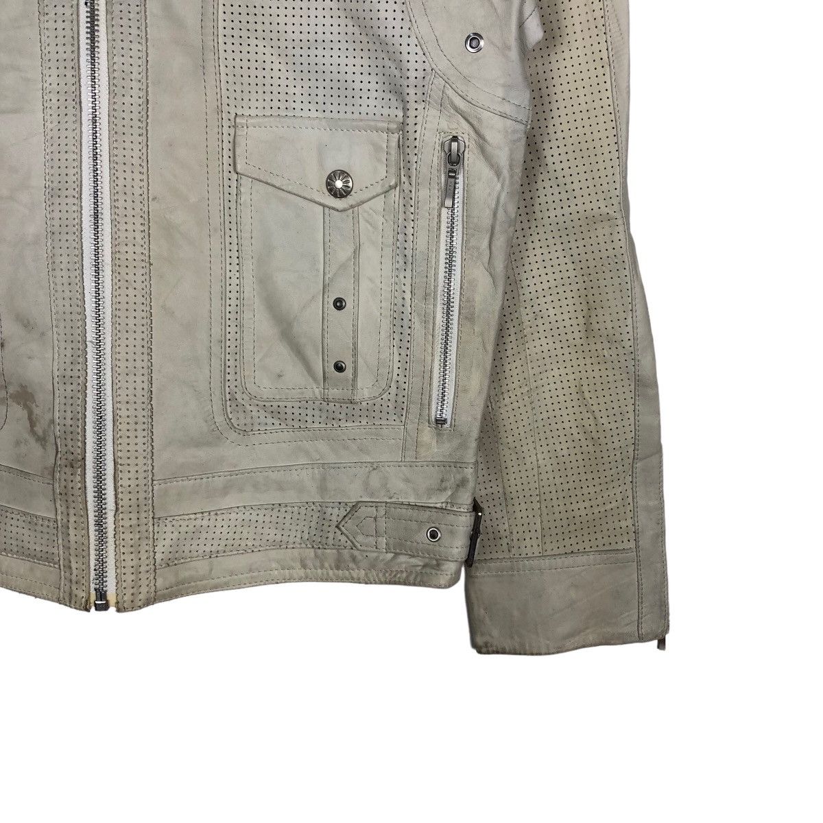 Japanese Brand 🔥Biker Jacket Genuine Leather Angee Bross Schott Perfecto Size US M / EU 48-50 / 2 - 5 Thumbnail