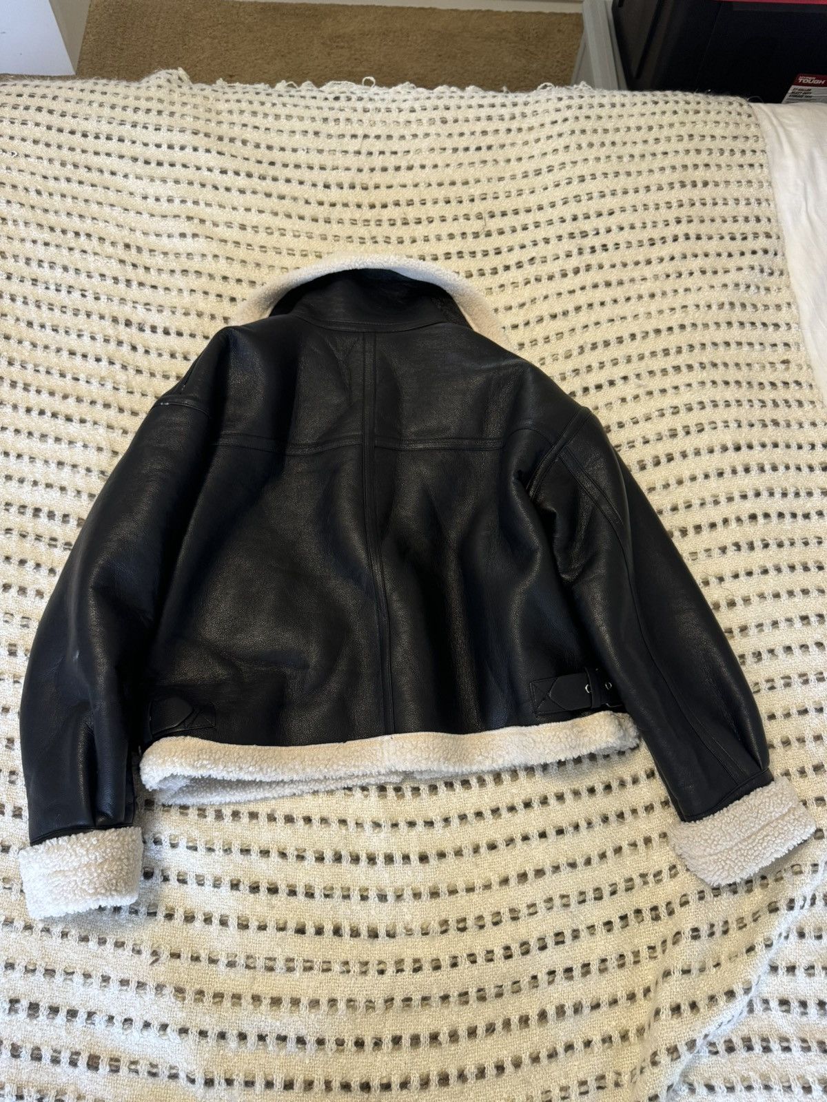 Vintage Leather and surpa jacket Size L / US 10 / IT 46 - 6 Thumbnail