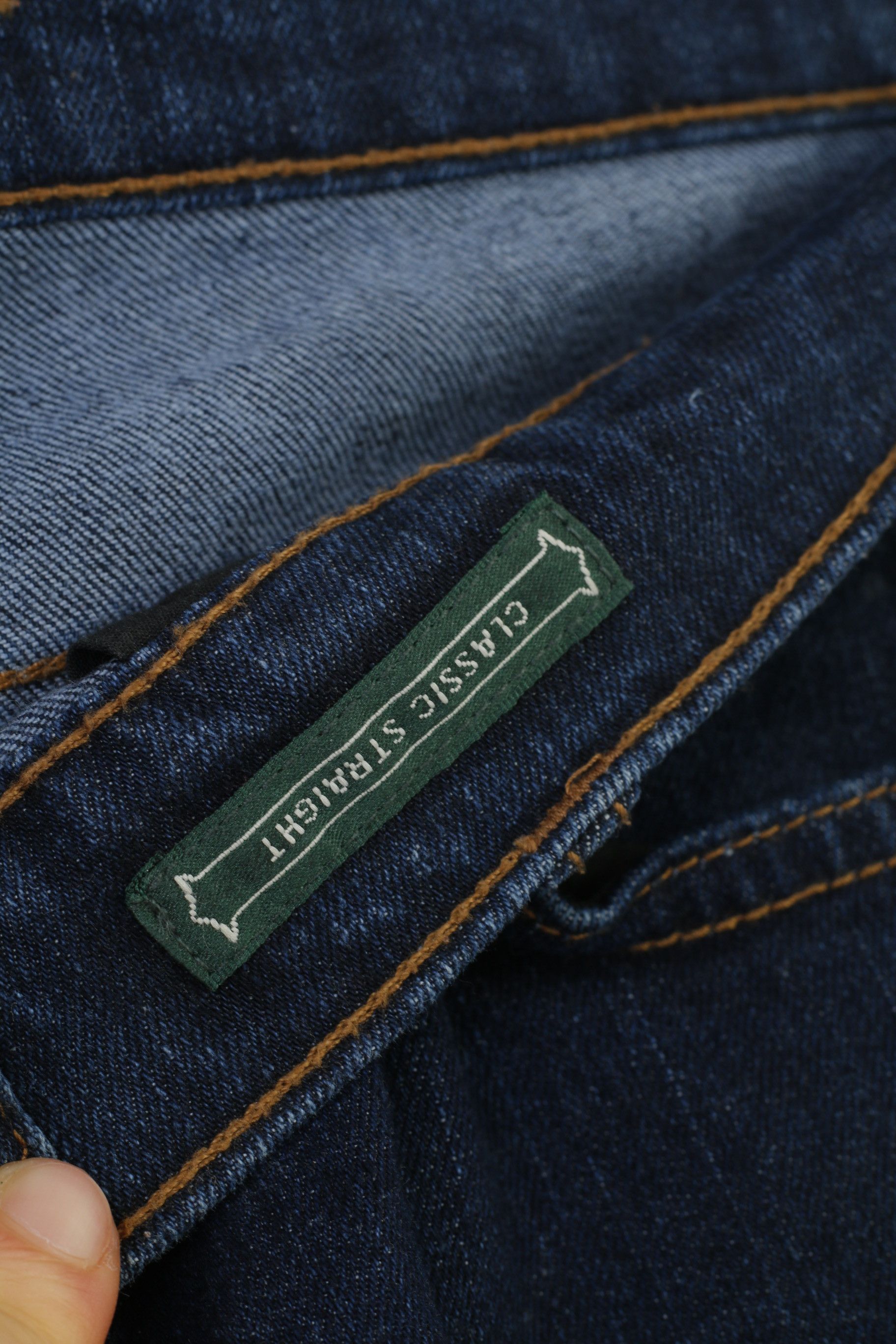 Lauren Ralph Lauren Lauren Jeans Co. Women 6 Trousers Navy Classic Staight 10907 Size 26" / US 2 / IT 38 - 6 Thumbnail