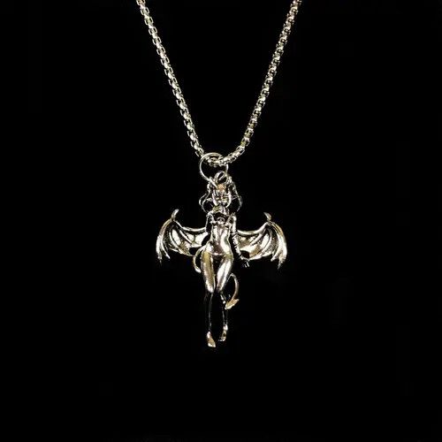 Jewelry Asamiya x Akira Demon Girl Necklace Punk Chain Size ONE SIZE - 4 Thumbnail