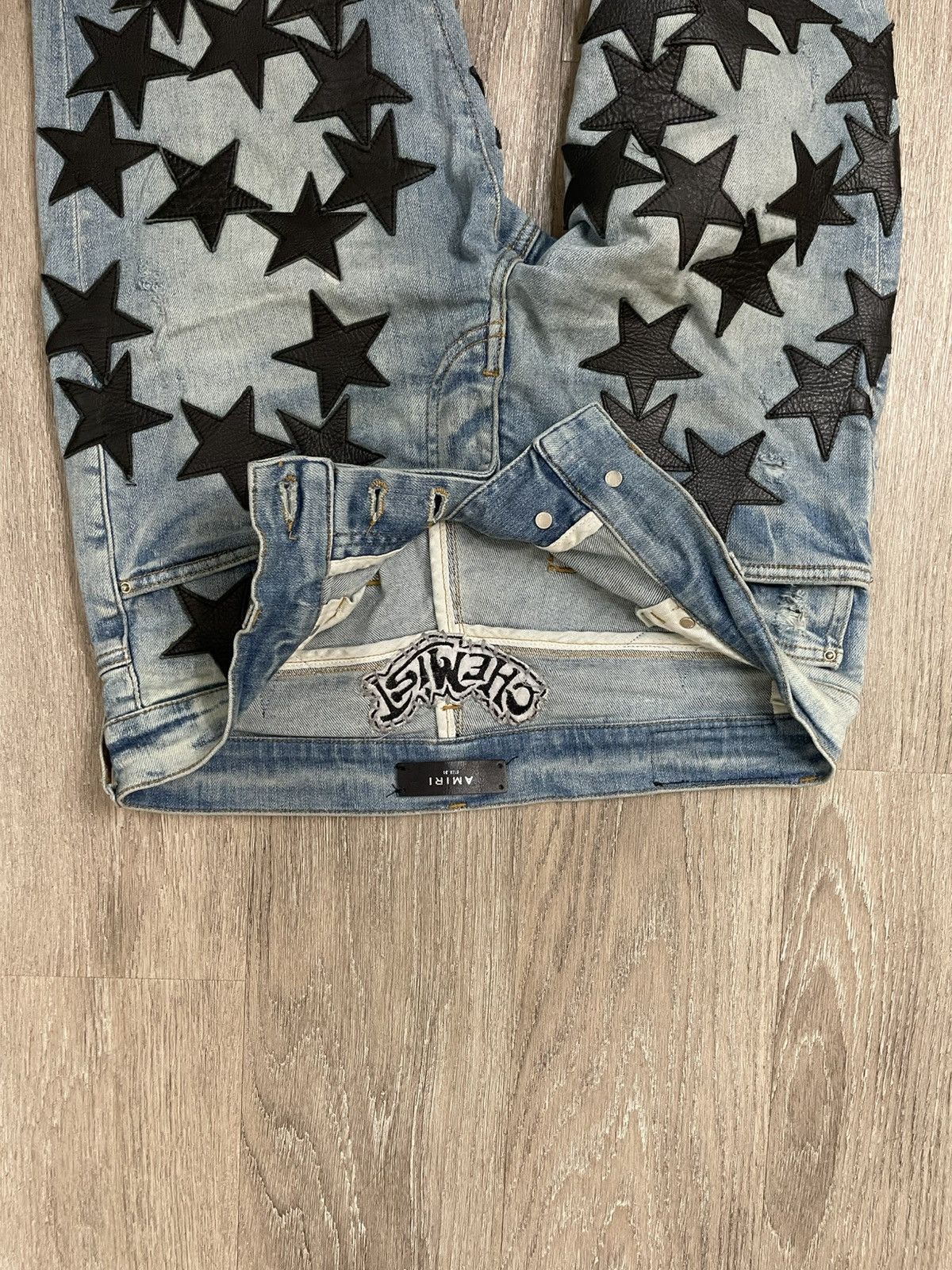 Amiri Amiri Denim Stars Size US 31 - 5 Thumbnail