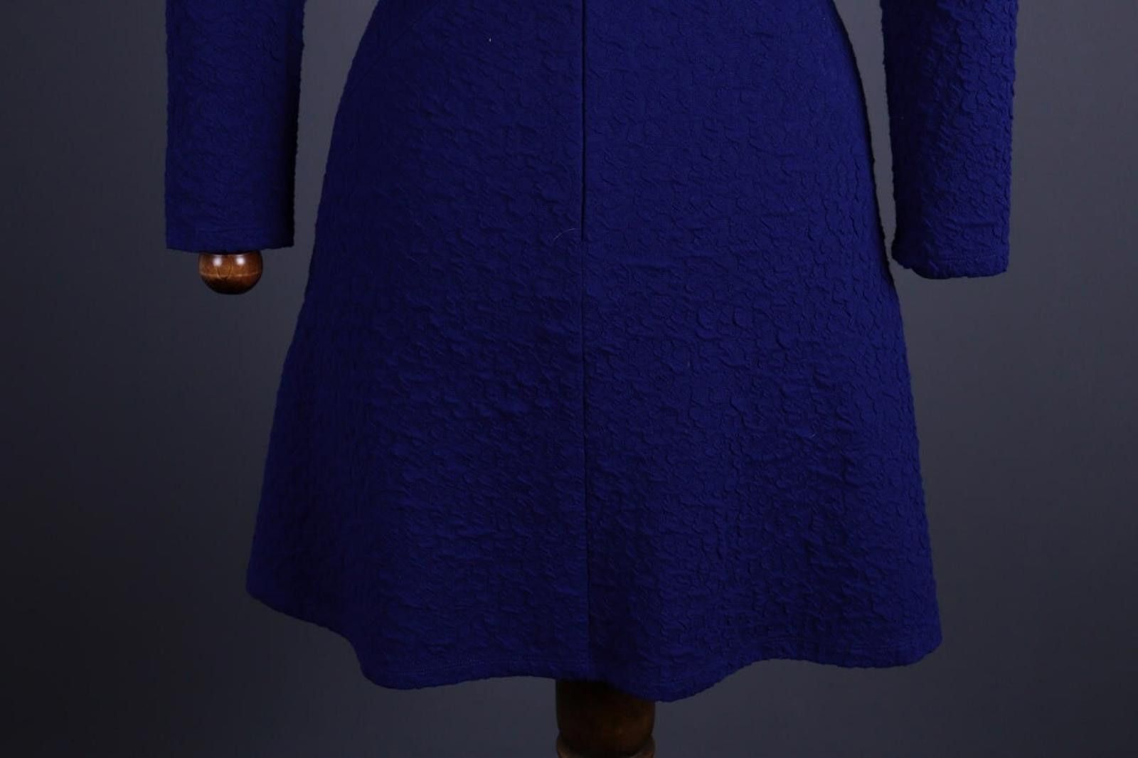 The Kooples The Kooples Blue Embroidered A-Line Dress Size S Size S / US 4 / IT 40 - 8 Thumbnail