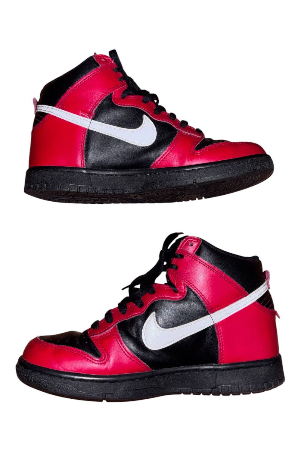Nike Nike High Dunk GS Championship Red Size US 5.5 / EU 38 - 1 Thumbnail