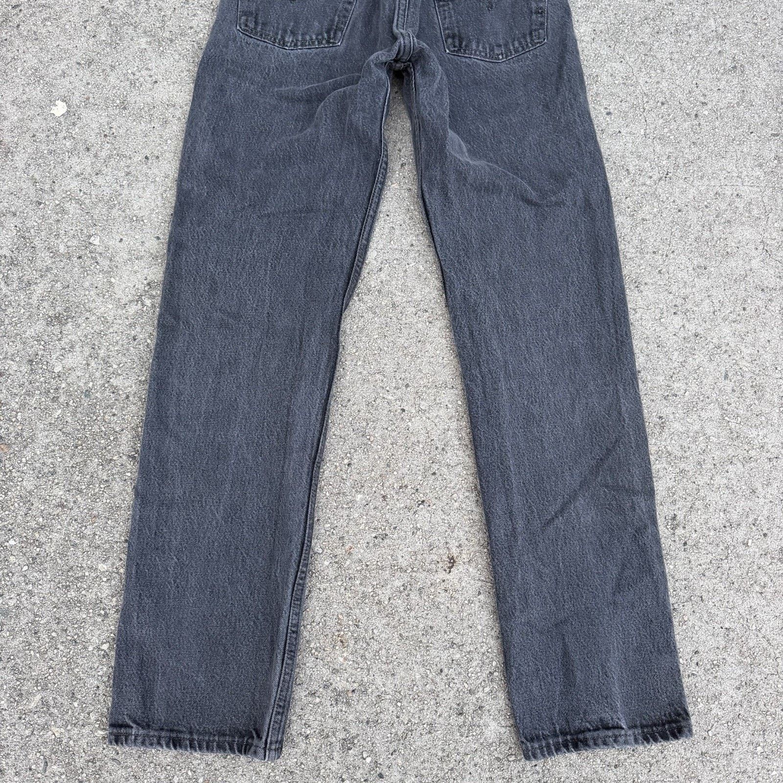 Levi's × Vintage Vintage 80s Levis 501 Faded Straight Black Denim Jeans 29x32 Size US 29 - 6 Thumbnail