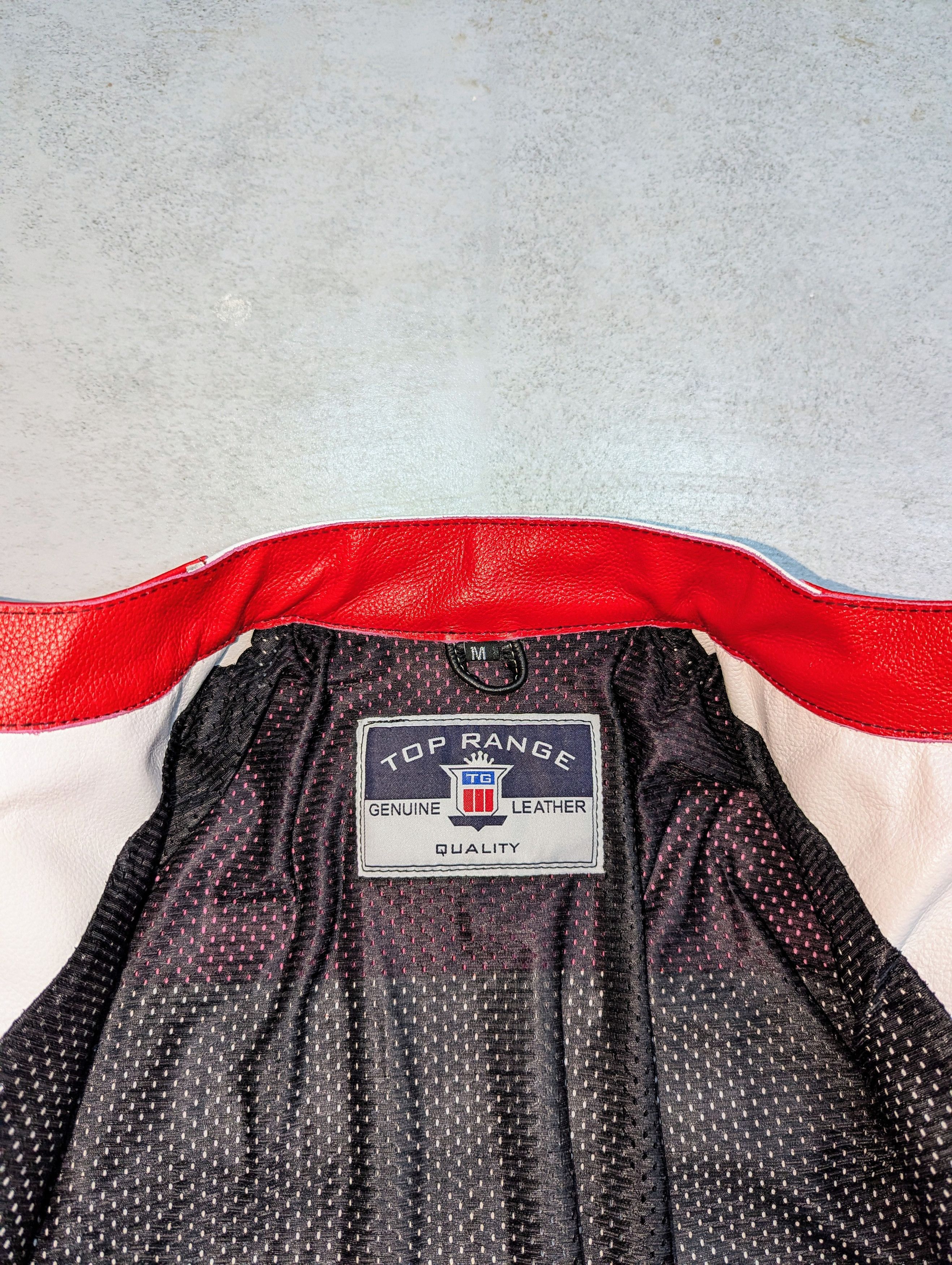 🔥 LUCKY STRIKE 🔥 RARE 90s LEATHER JACKET STREETWEAR
