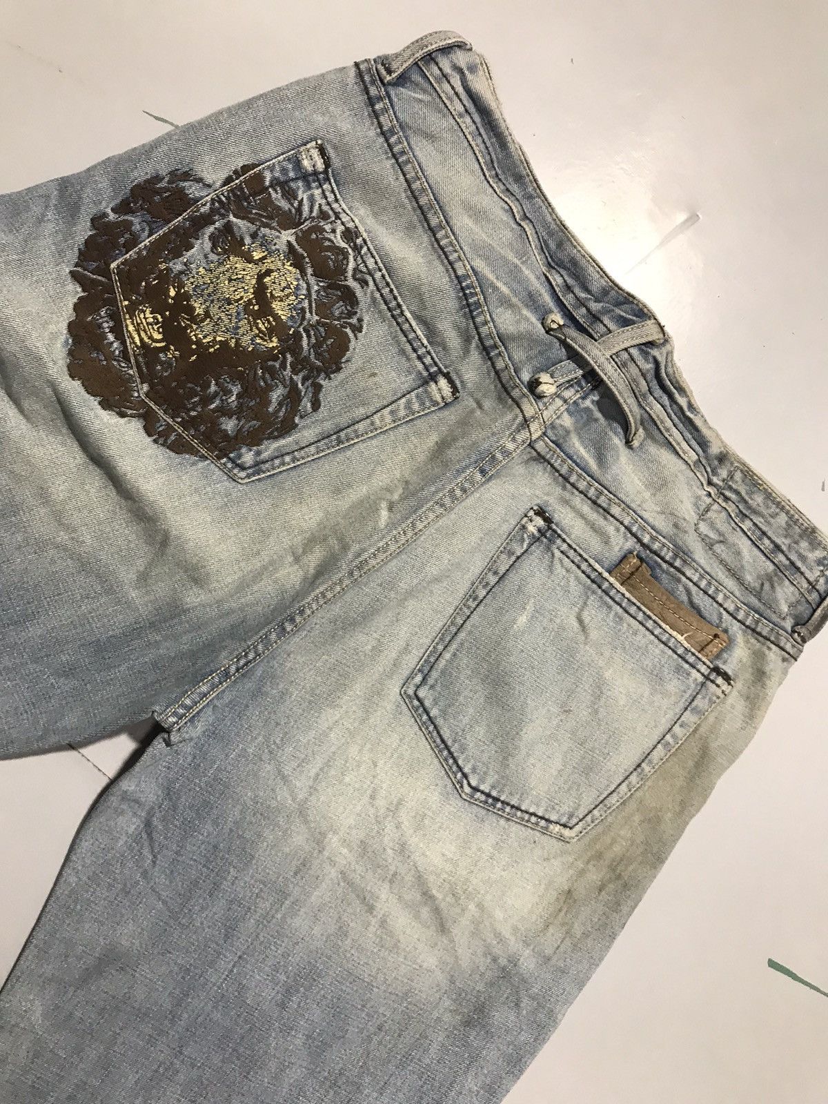 Southpole Vintage live rechanics embroidered denim Size US 36 / EU 52 - 12 Thumbnail