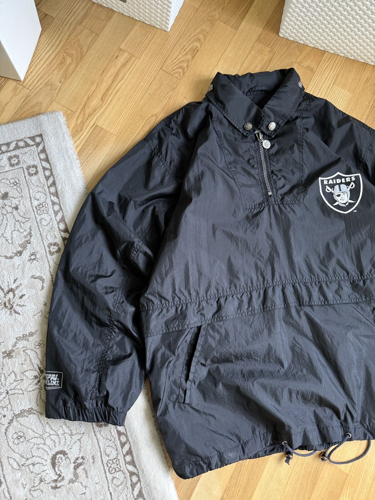 NFL 90s Vintage Campri Team Los Angeles Quarter Zip Jacket Size US L / EU 52-54 / 3 - 8 Thumbnail