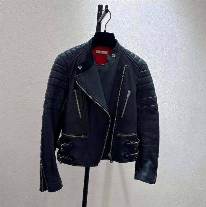 Celine Celine leather jacket 36eu Size US XXS / EU 40 - 1 Thumbnail