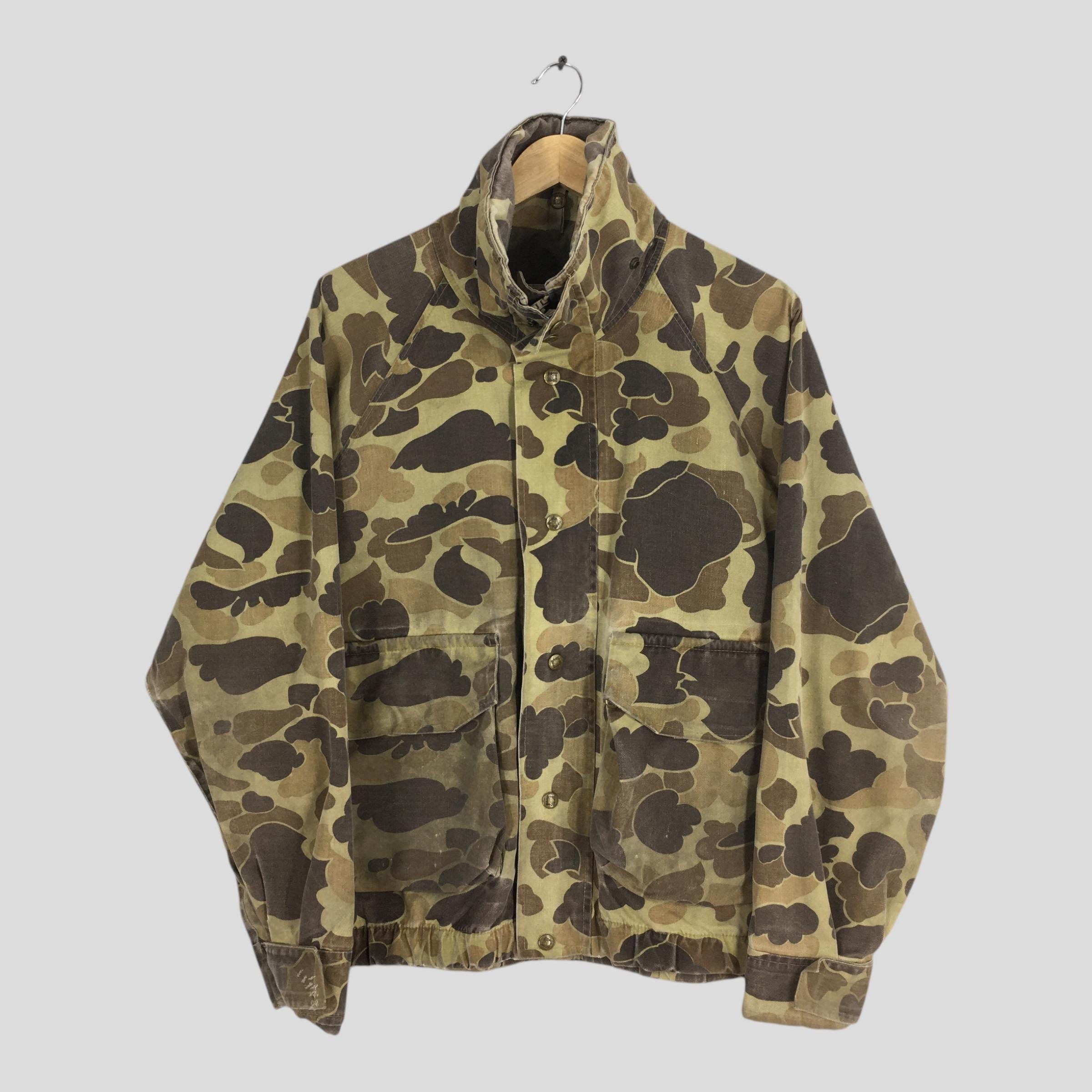 Vintage 1990s Columbia Duck Camo Hunting Jacket Large