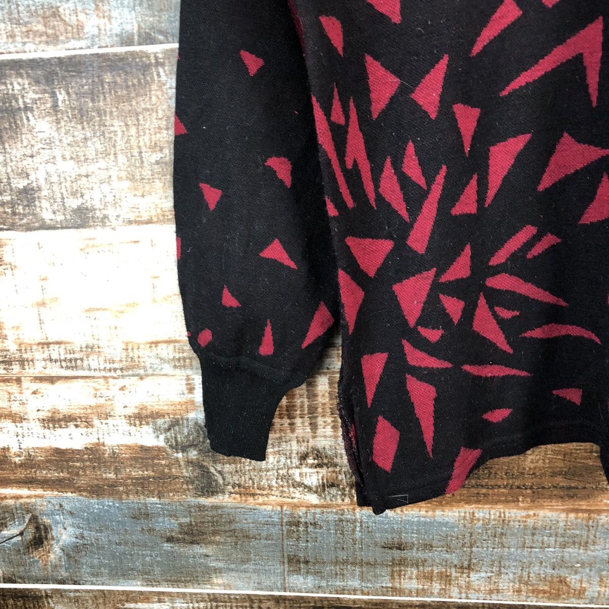 Homespun Knitwear × Japanese Brand Nao Red Knitwear #A954 Size S / US 4 / IT 40 - 7 Thumbnail