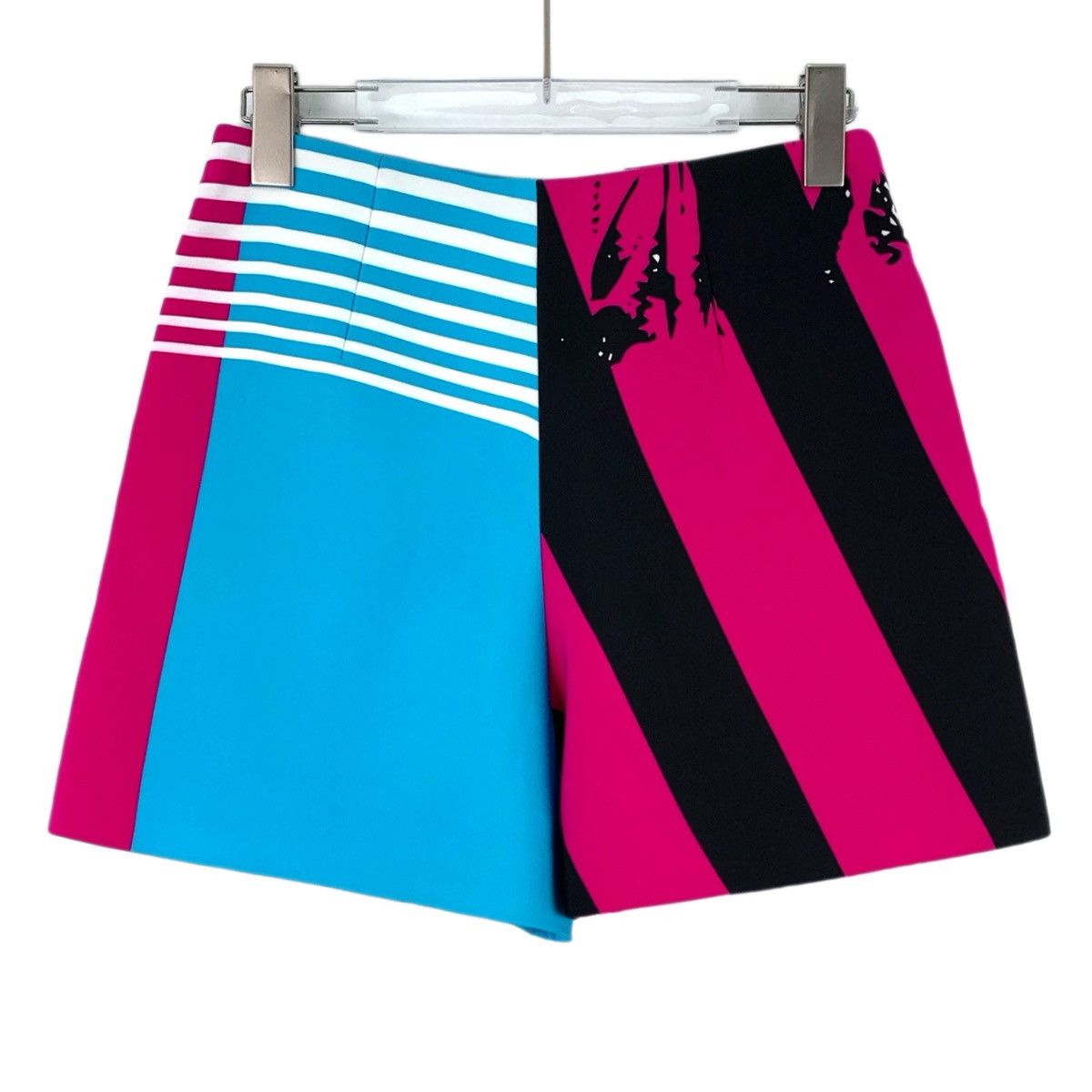 Dior Dior Colorful Striped Irregular Printed Casual Shorts K26WX Size 25" / US 0 / IT 36 - 2 Thumbnail