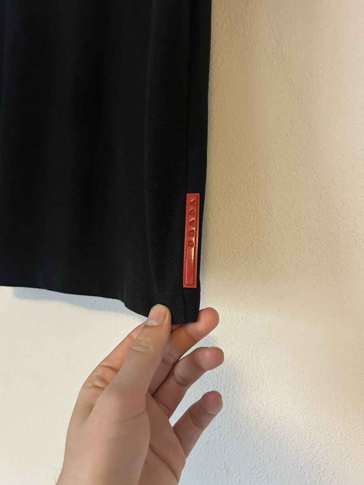 Prada Prada Linea Rossa Polo Shirt XS Black with Zip Pocket Detail Size US XS / EU 42 / 0 - 7 Thumbnail