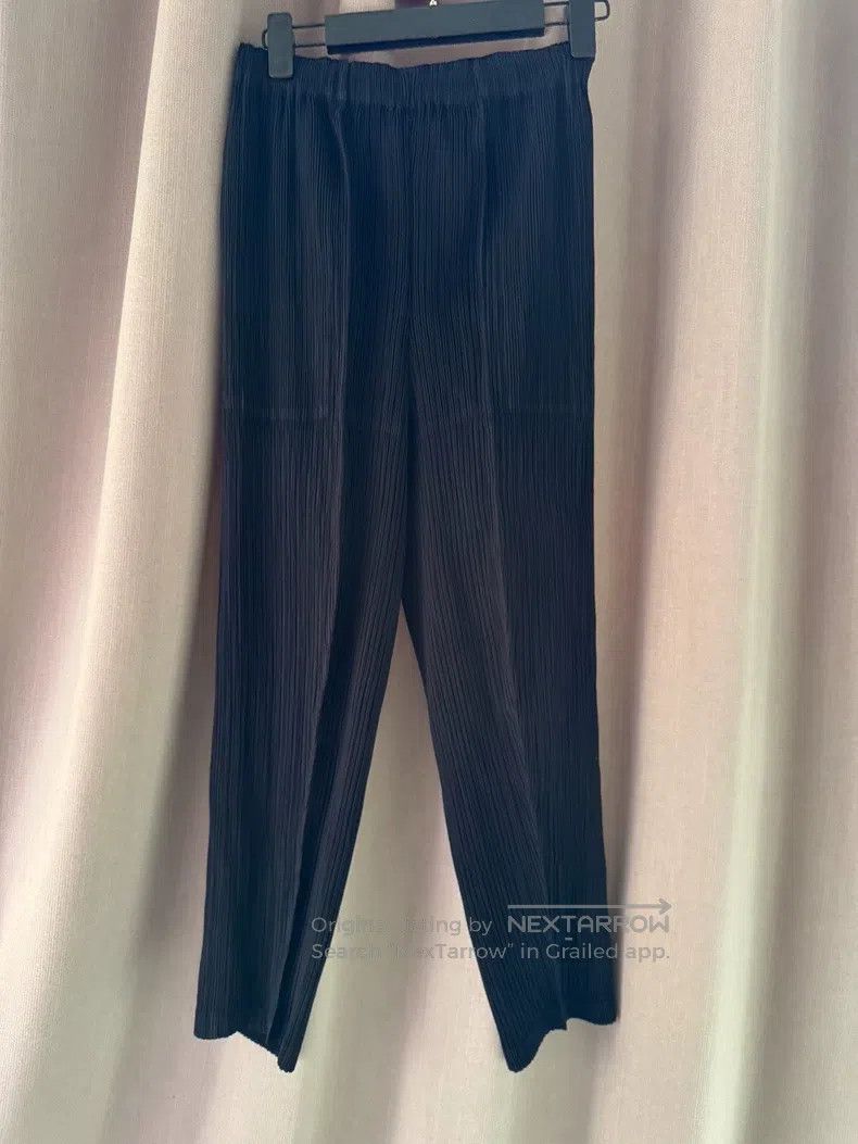 Issey Miyake Issey Miyake size:2 Main Line Black Trousers Size 31" - 1 Thumbnail