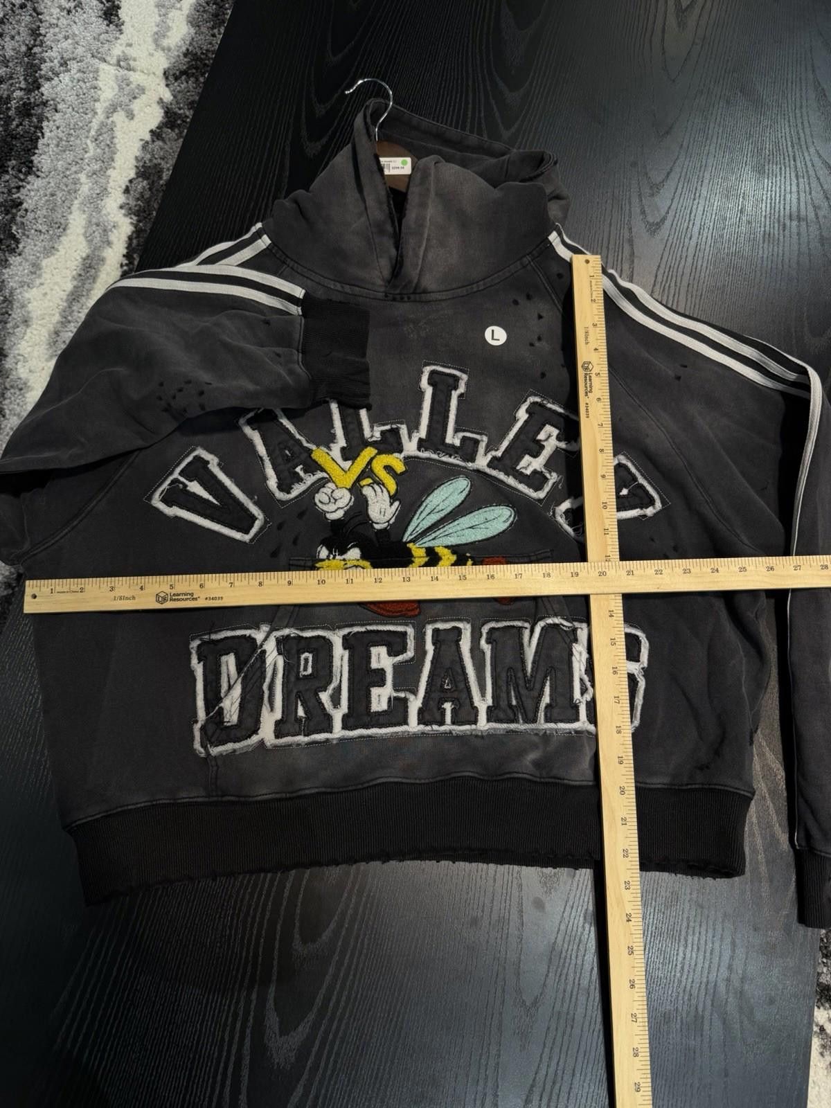 Vale Size L - Vale Black Pull Over Hoodie Black Authentic Valley Size US L / EU 52-54 / 3 - 8 Thumbnail