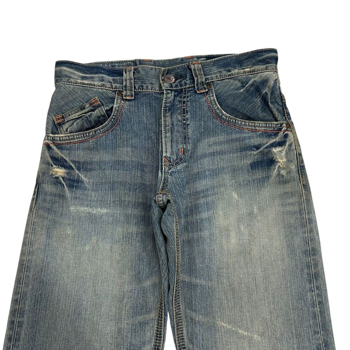 Edwin Vintage Edwin XV Mud Washed Straight Leg Size US 31 - 5 Thumbnail