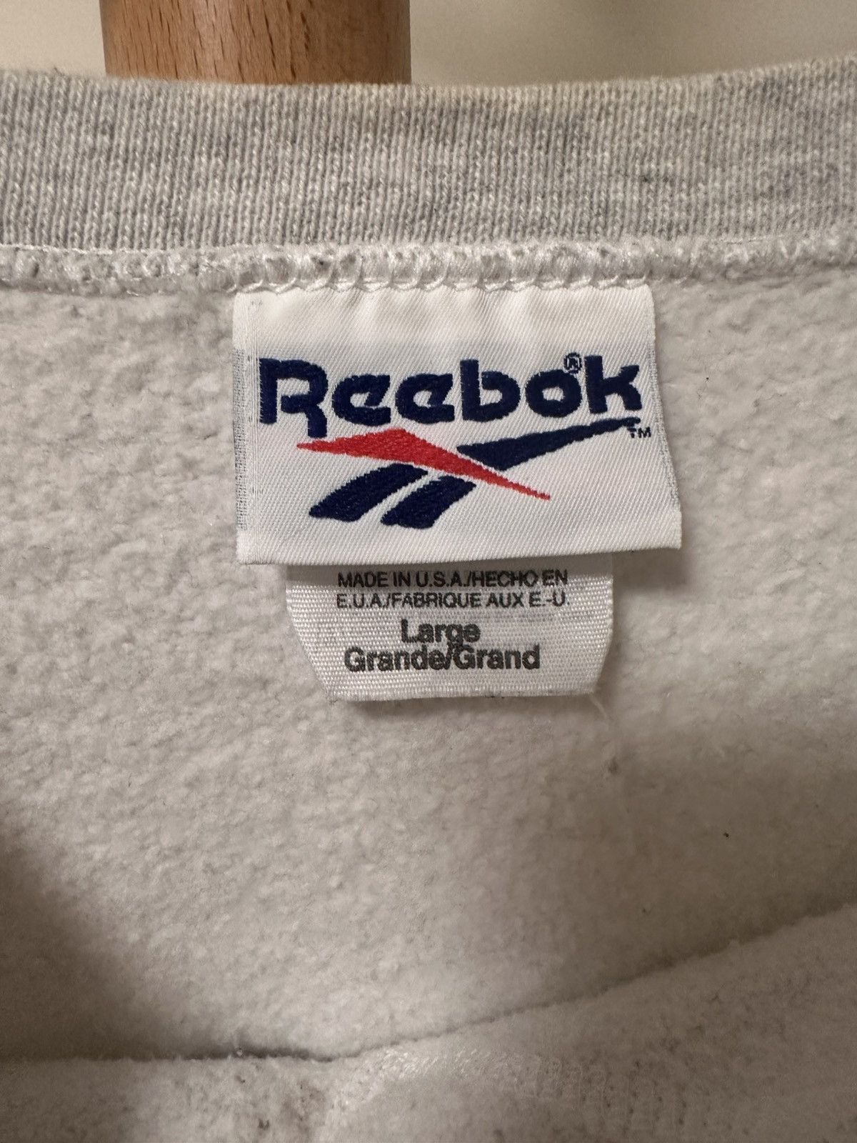Reebok Reebok vintage grey sweatshirt Size US L / EU 52-54 / 3 - 2 Thumbnail