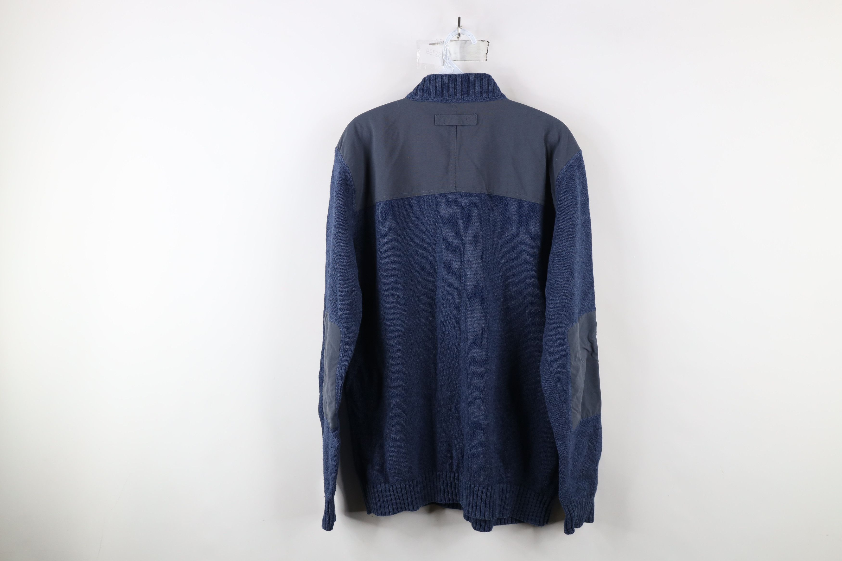 Duluth Trading Company × Vintage Duluth Trading Co Blend Knit Half Zip Commando Sweater Blue Size US L / EU 52-54 / 3 - 12 Thumbnail
