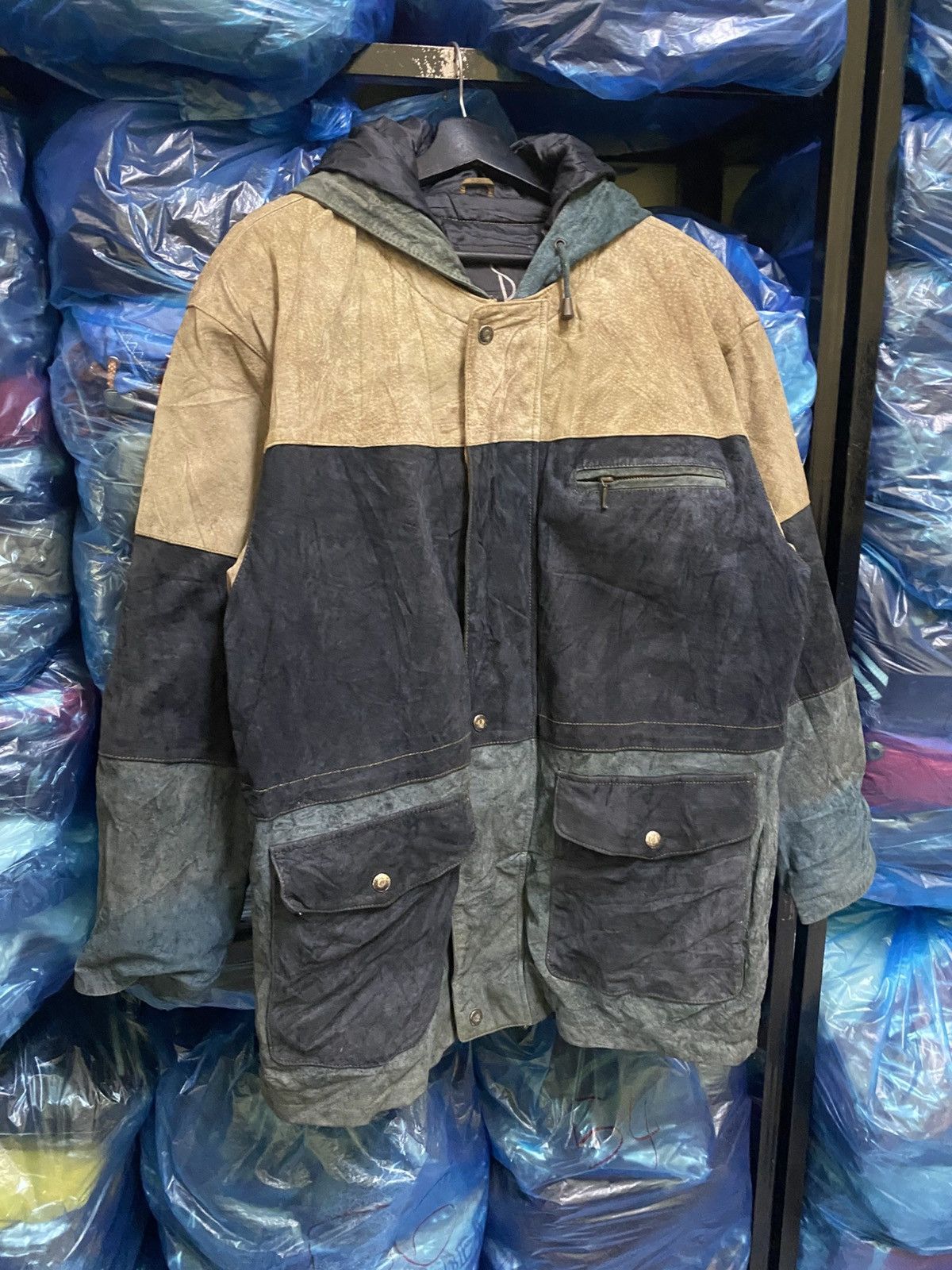 Leather VINTAGE STATION NO PASHU SOUTHWESTERN STYLE LEATHER JACKET Size US M / EU 48-50 / 2 - 3 Thumbnail