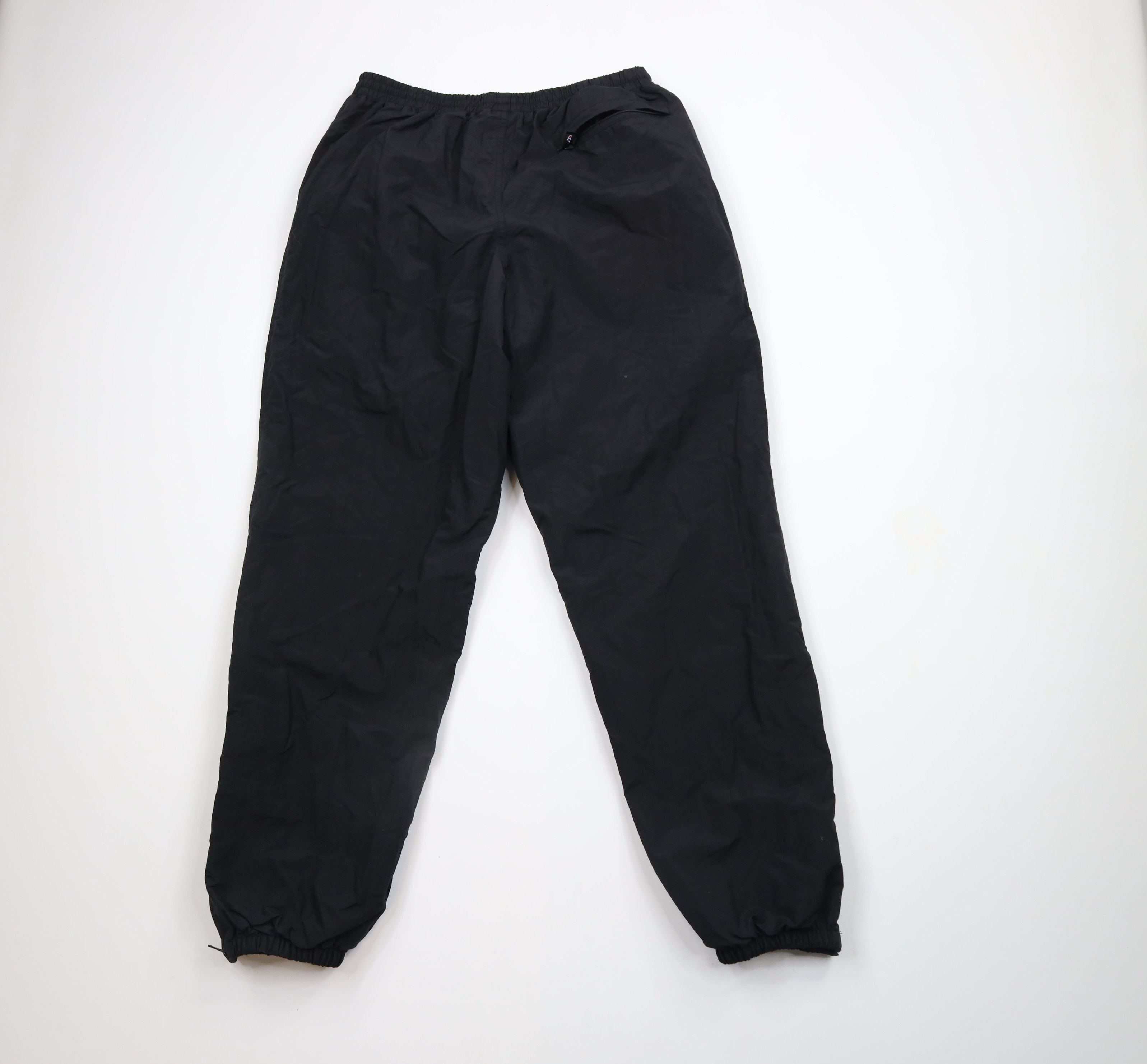 Vintage Vintage 90s Streetwear Lined Cuffed Joggers Pants Black Size US 36 / EU 52 - 11 Thumbnail