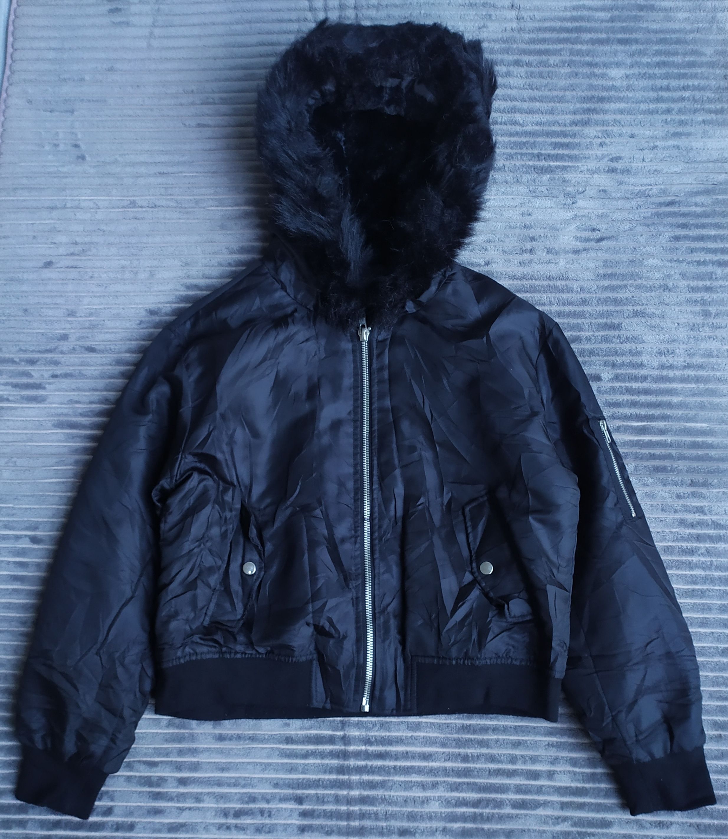 ジャケット・アウター 00s PPFM fur nylon jacket y2k archive 00s PPFM fur nylon jacket y2k archive
