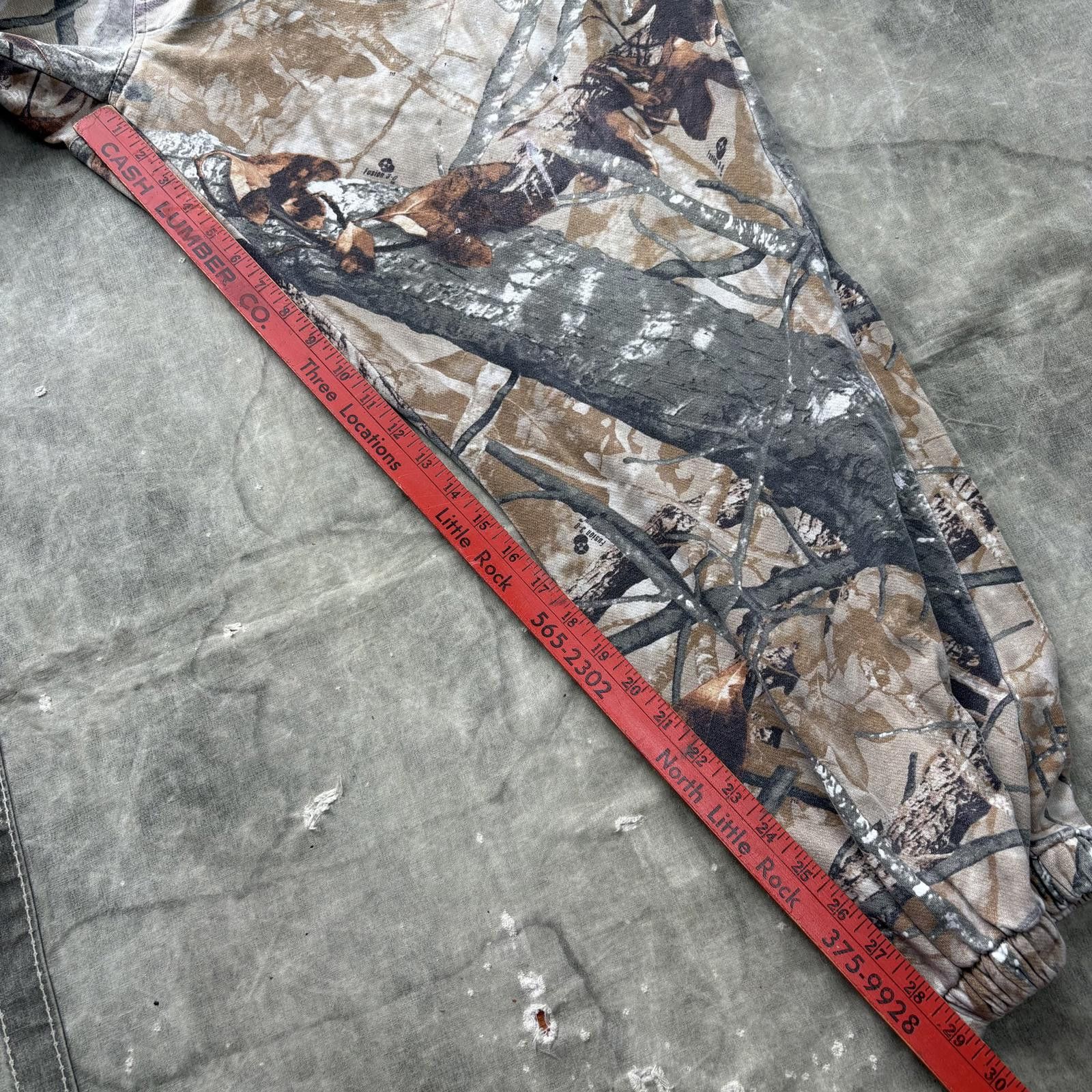 Vintage Vintage Y2K Fusion 3D Camo Baggy Wide Leg Grunge Sweatpants Size US 36 / EU 52 - 3 Thumbnail