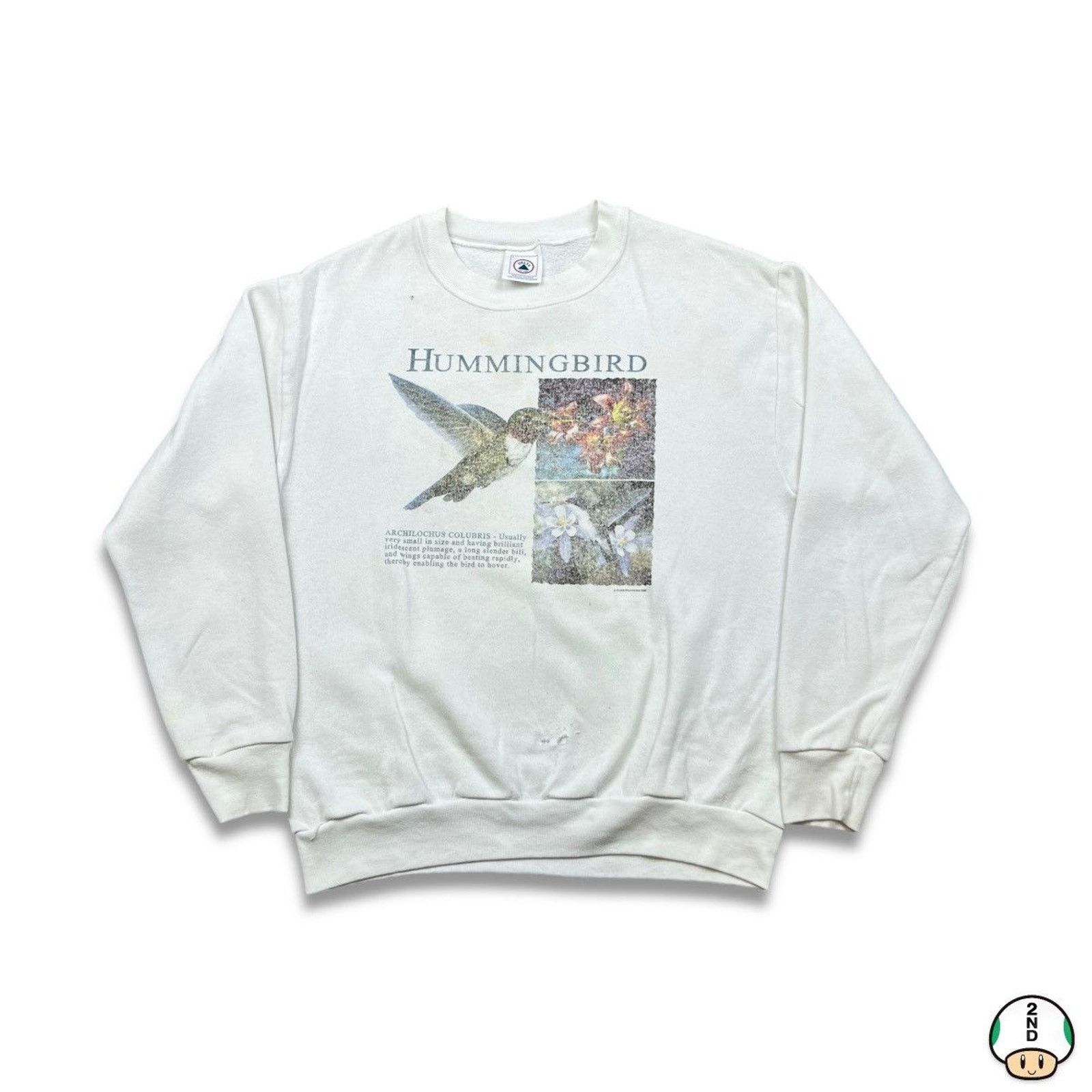 Vintage Vintage 2002 Humming Bird Sweatshirt Large Animal Pullover Size US L / EU 52-54 / 3 - 1 Thumbnail