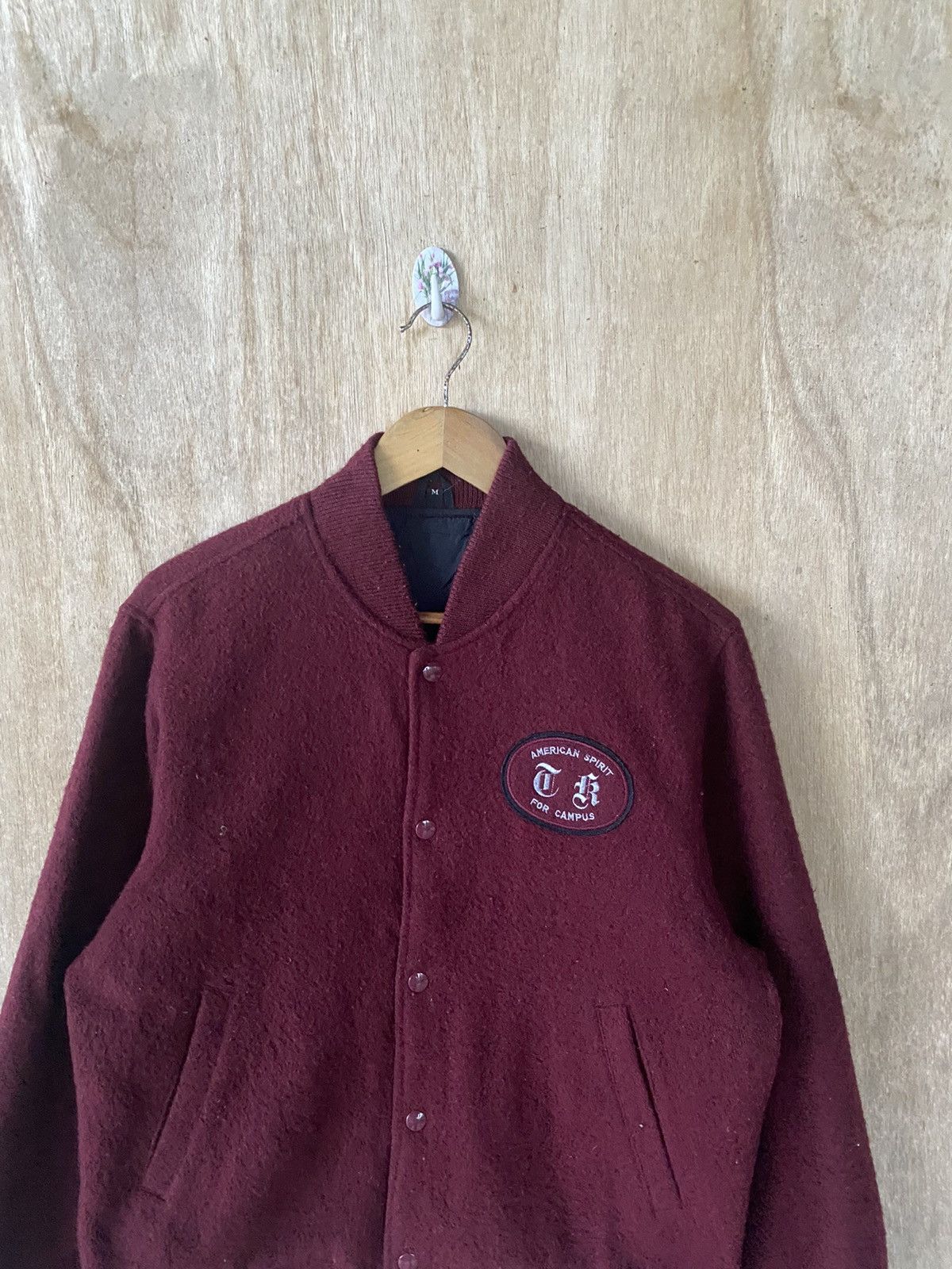 Other 👘SALE👘AMERICAN SPIRIT VINTAGE WOOL VARSITY JACKET Size US M / EU 48-50 / 2 - 5 Thumbnail