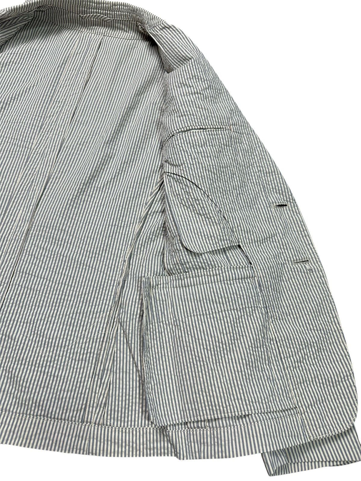 Paul Smith Paul Smith Seersucker Stripe Blazer Size 38R - 8 Thumbnail