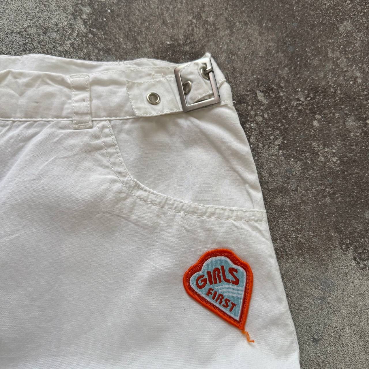 20471120 × Vintage Y2K Super Sexy Glamour Vintage White Skirt Size 26" / US 2 / IT 38 - 6 Thumbnail